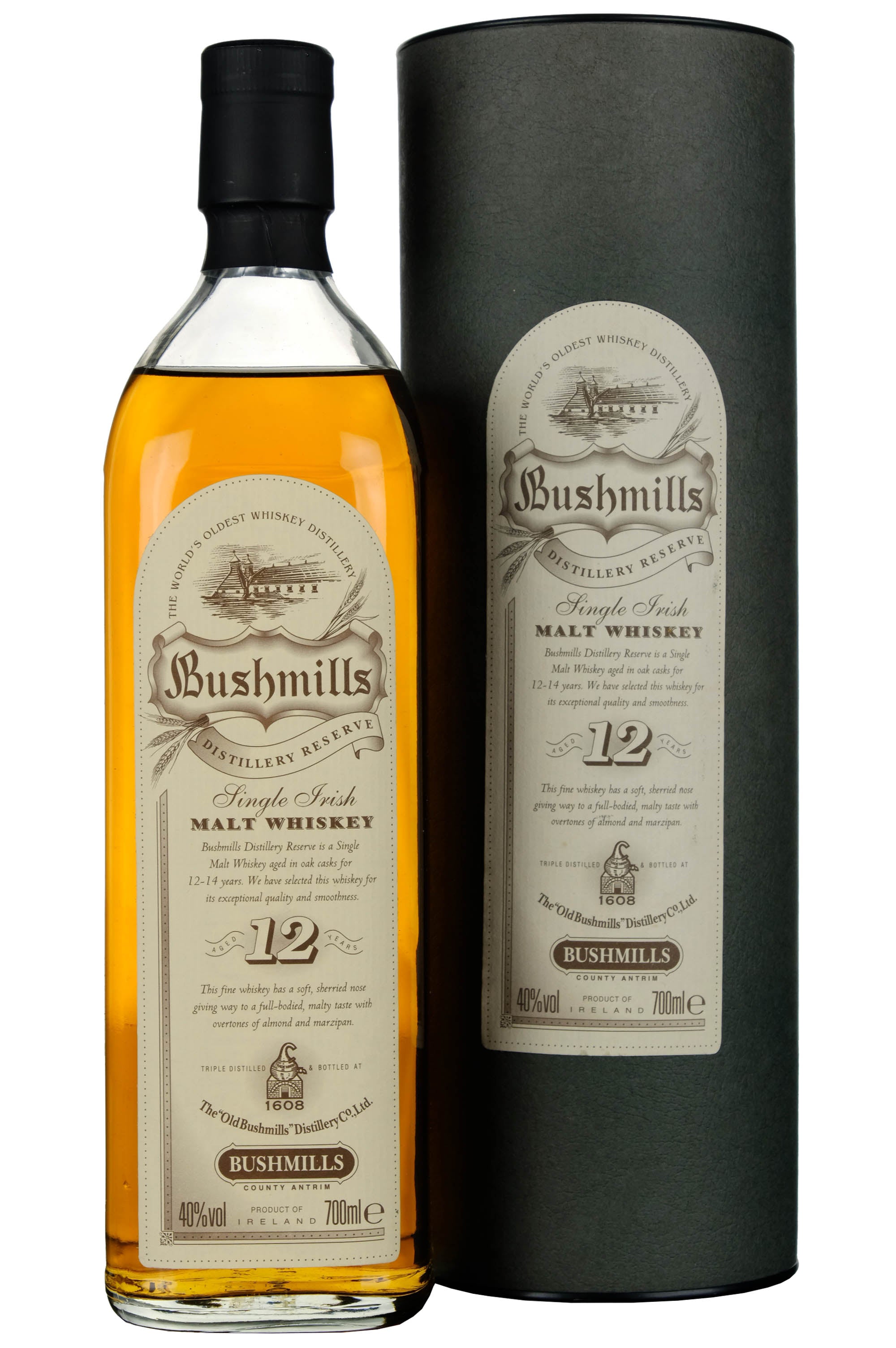 Bushmills 12 Year Old Distillery Reserve Early 2000s