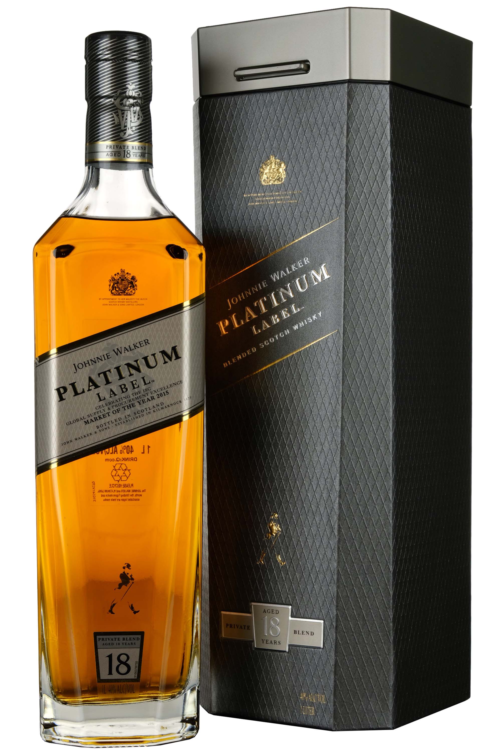 Johnnie Walker 18 Year Old Platinum Label 2015 Release 1 Litre