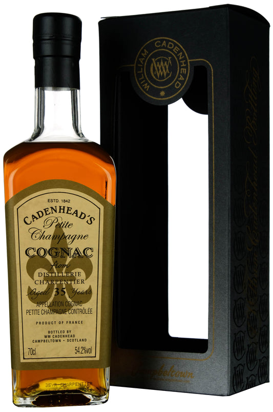 Charpentier 35 Year Old Petite Champagne Cognac Cadenhead's Single Cask Bottled 2019