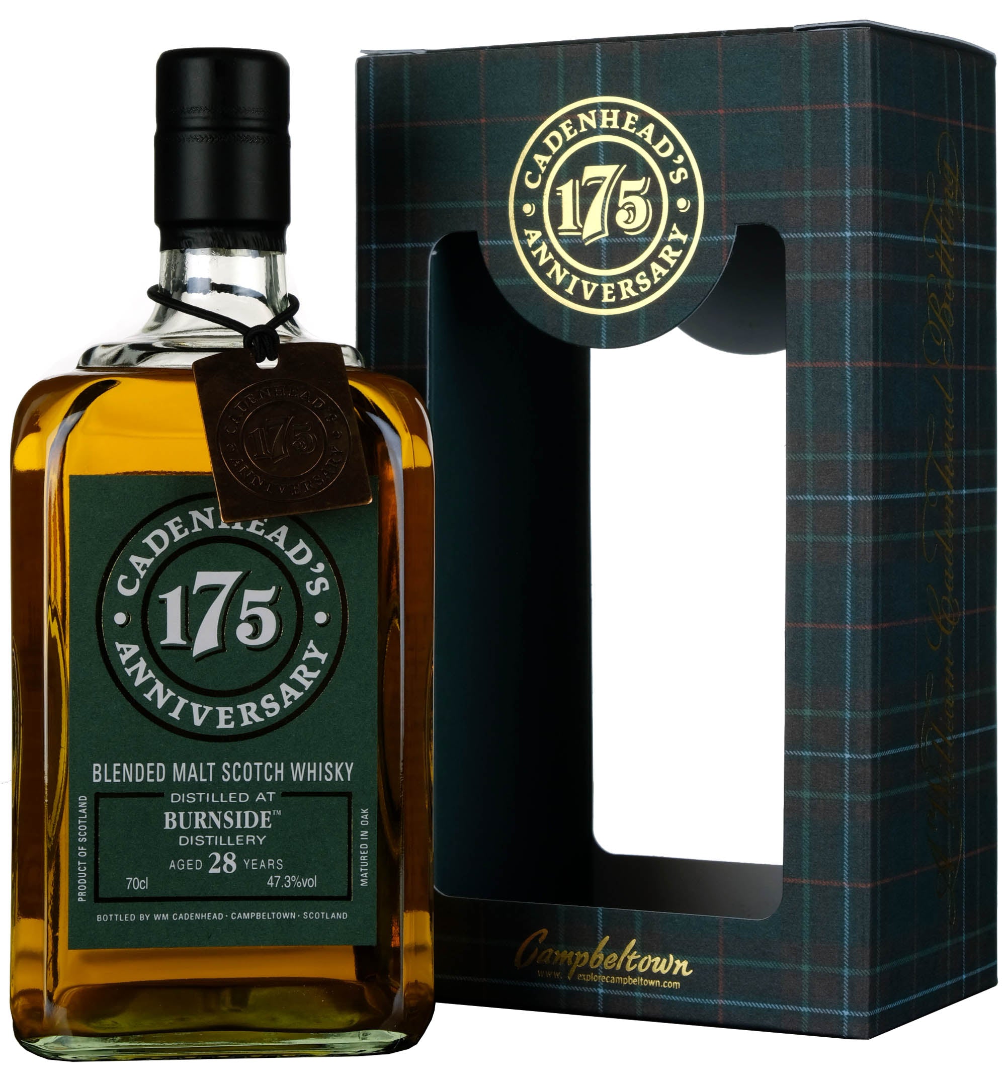 Burnside 1989-2017 | 28 Year Old Cadenhead's Single Cask 175th Anniversary