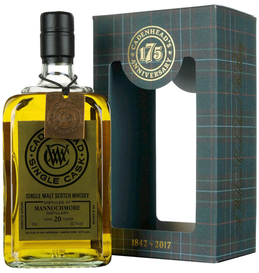 Mannochmore 1997-2017 | 20 Year Old Cadenhead's Single Cask 175th Anniversary