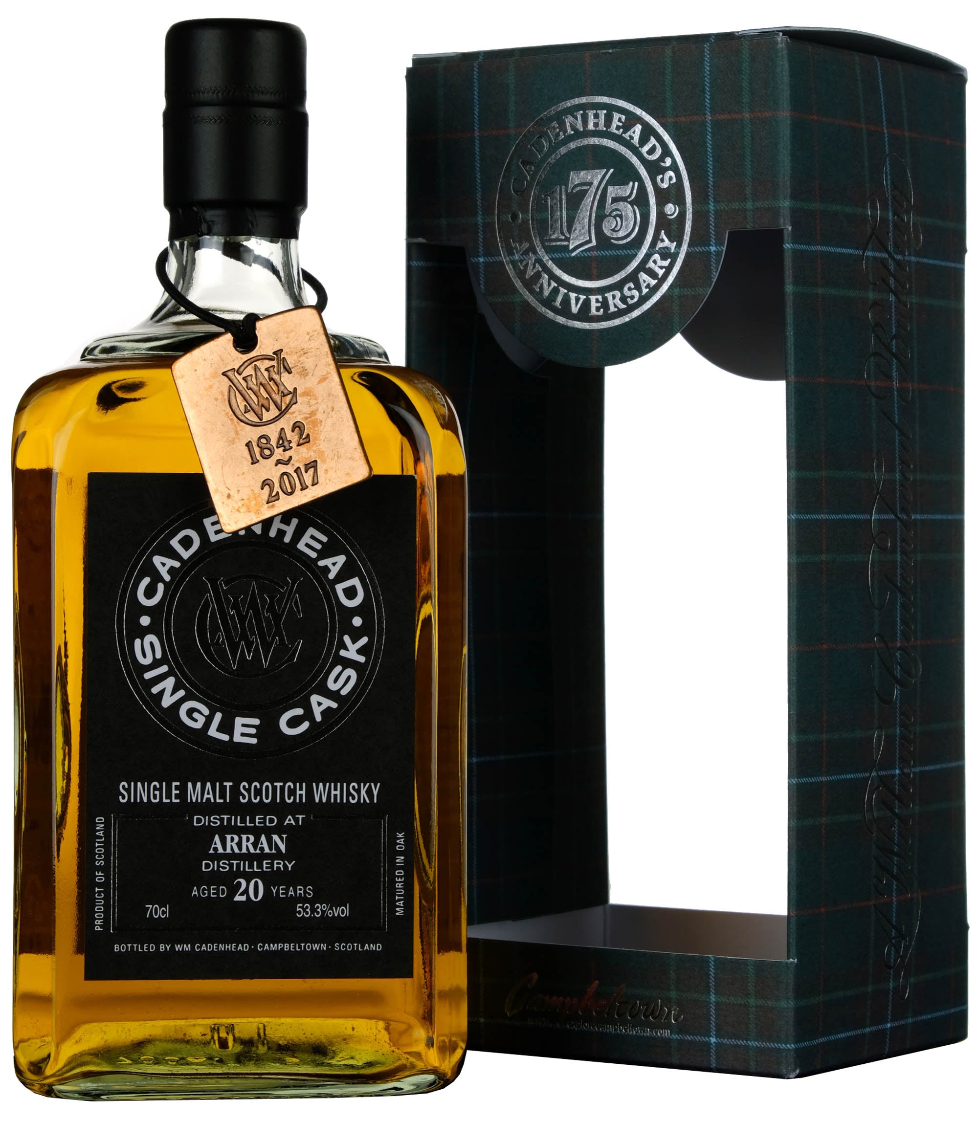 Arran 1996-2017 | 20 Year Old Cadenhead's Single Cask 175th Anniversary
