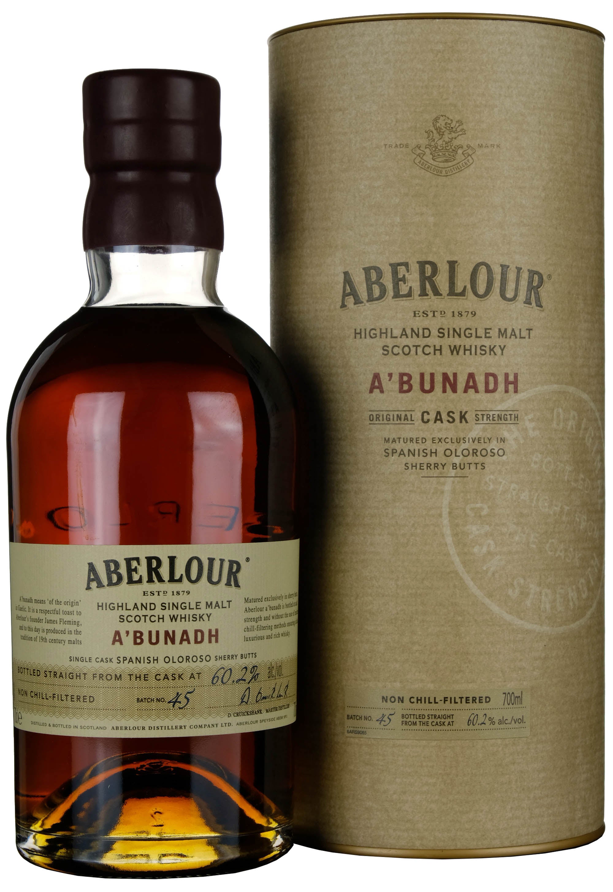 Aberlour A'bunadh Batch 45 Bottled 2013