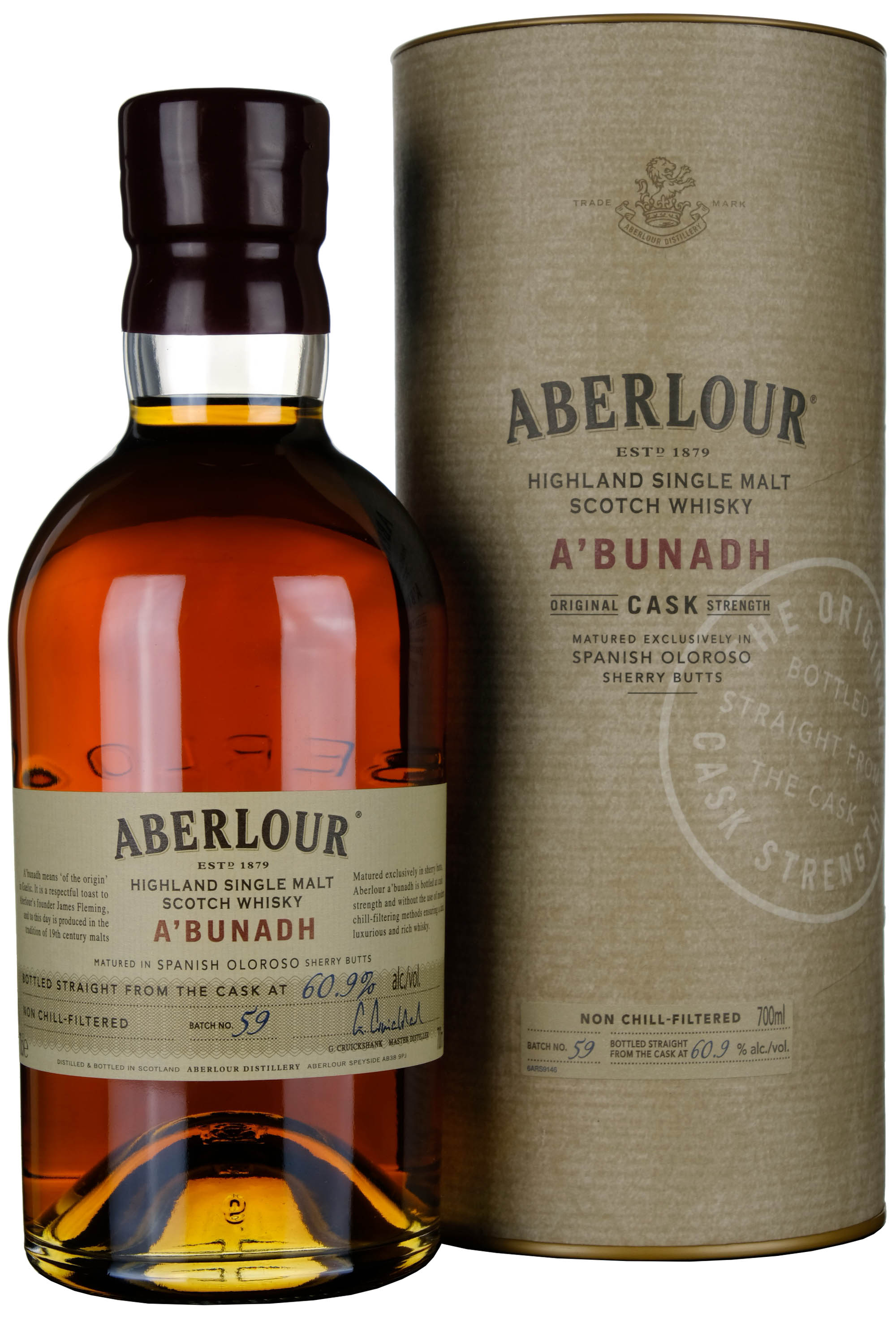 Aberlour A'bunadh Batch 59 Bottled 2017