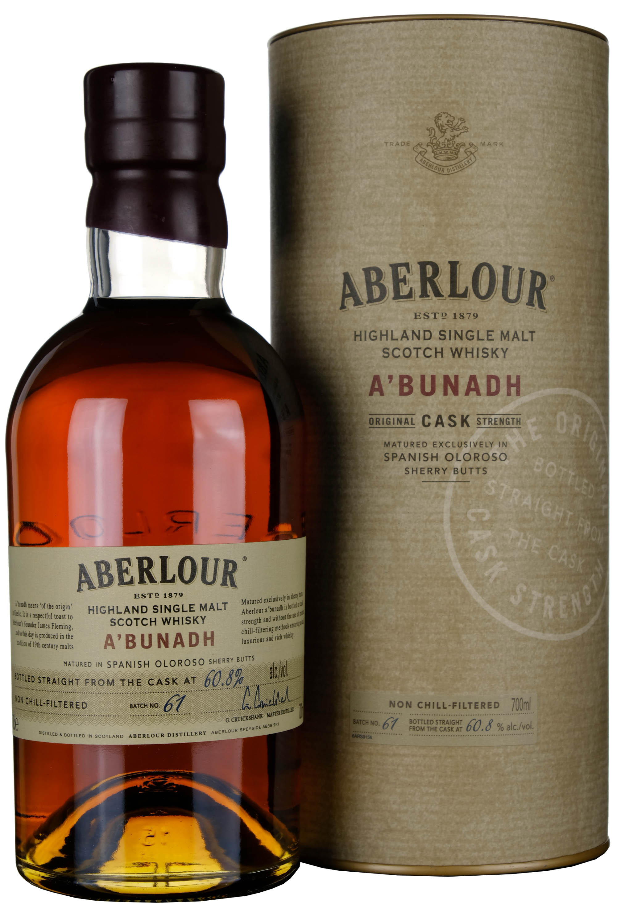 Aberlour A'bunadh Batch 61 Bottled 2017