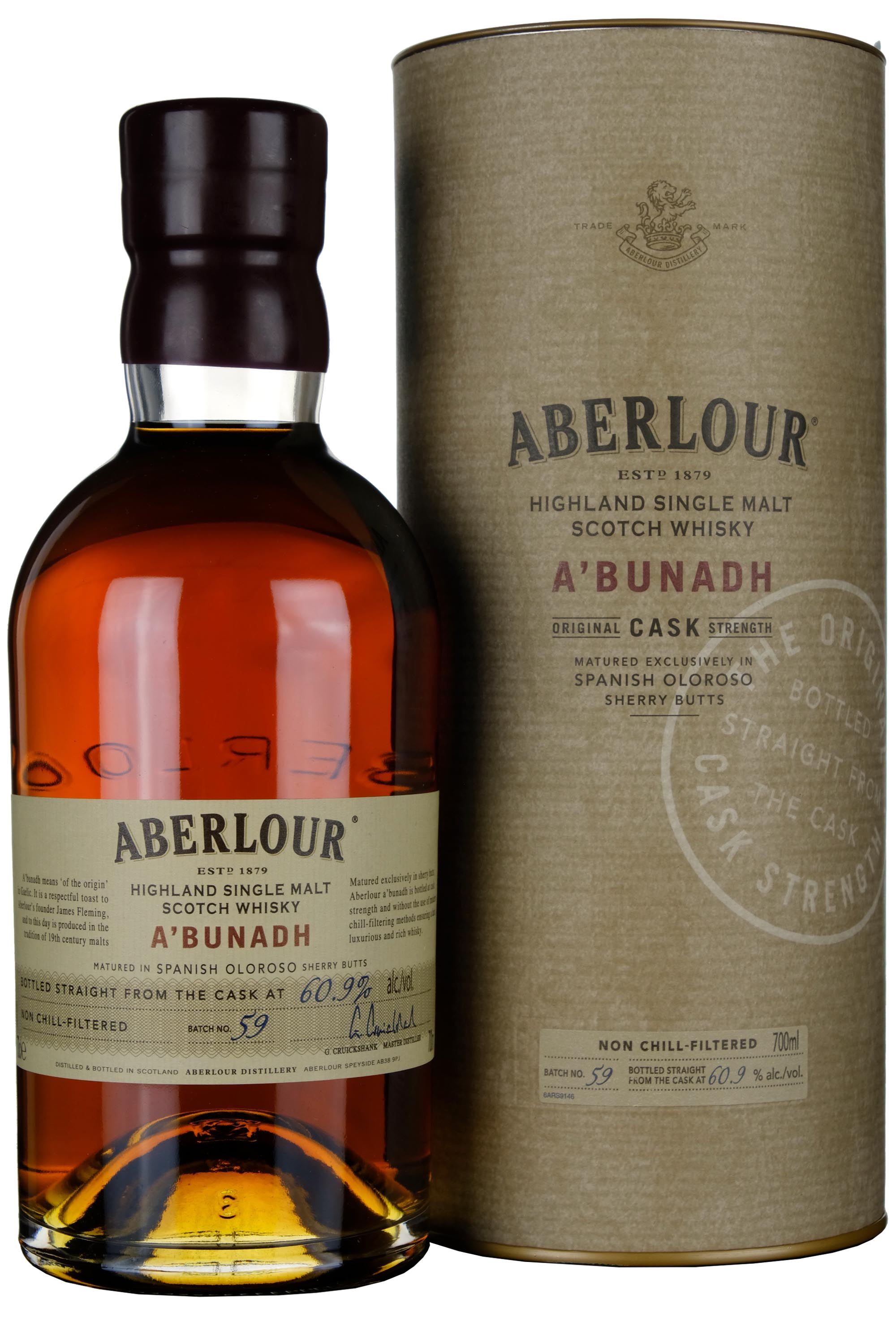 Aberlour A'bunadh Batch 59 Bottled 2017