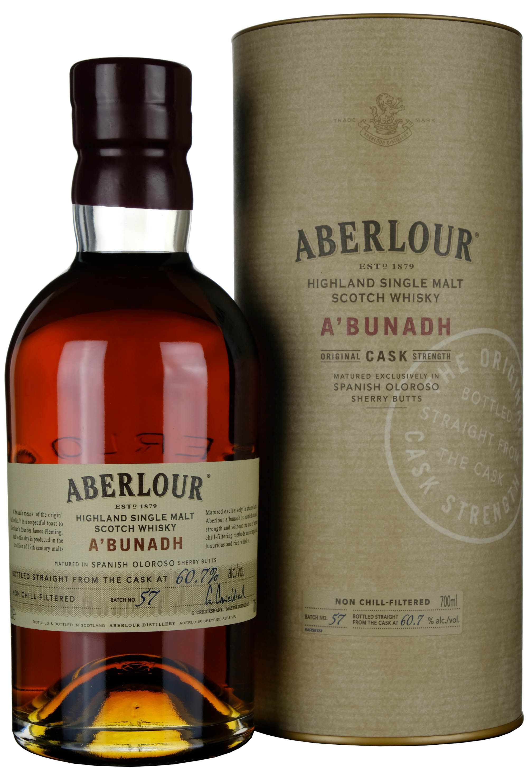 Aberlour A'bunadh Batch 57 Bottled 2016