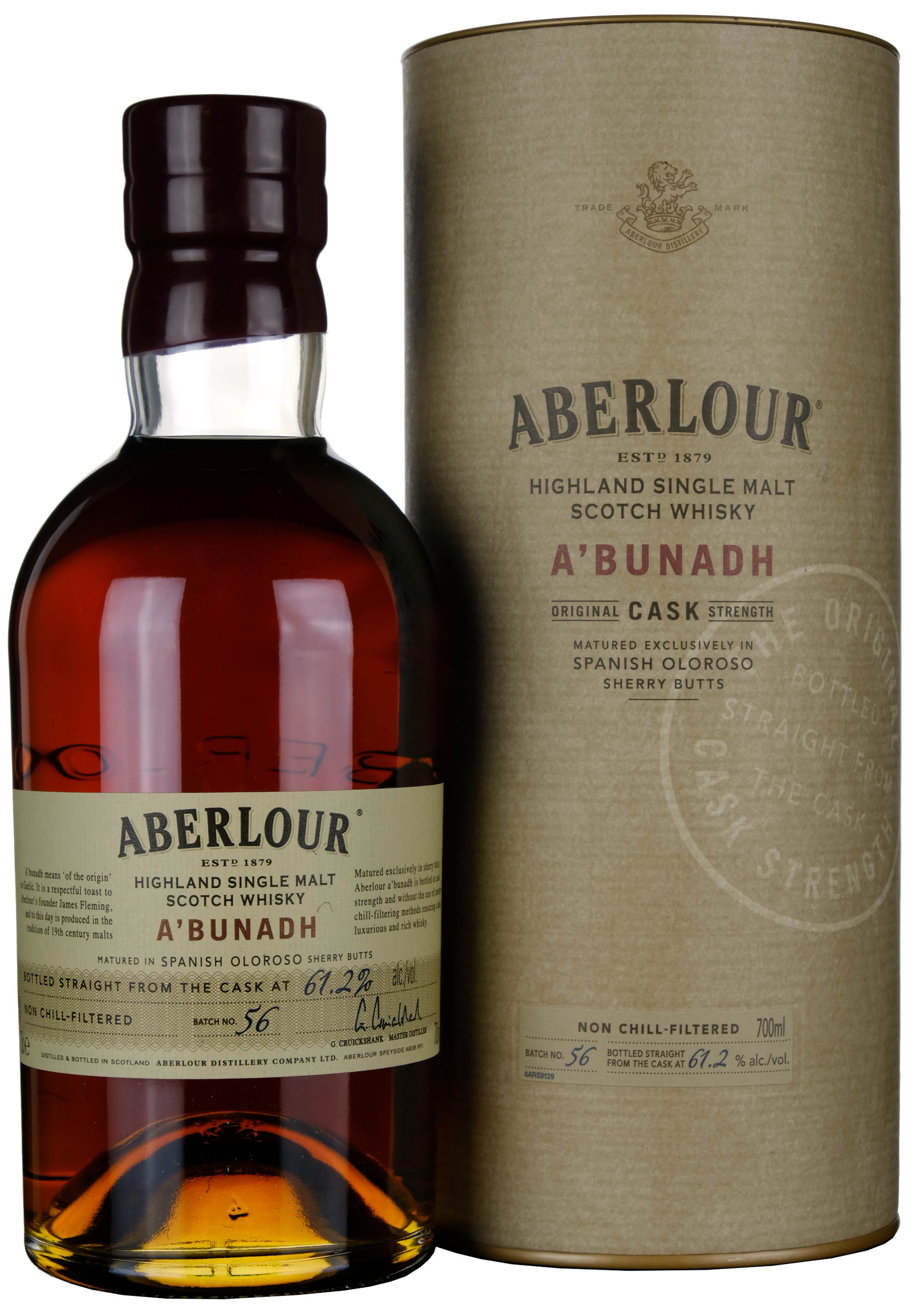 Aberlour A'bunadh Batch 56 Bottled 2016