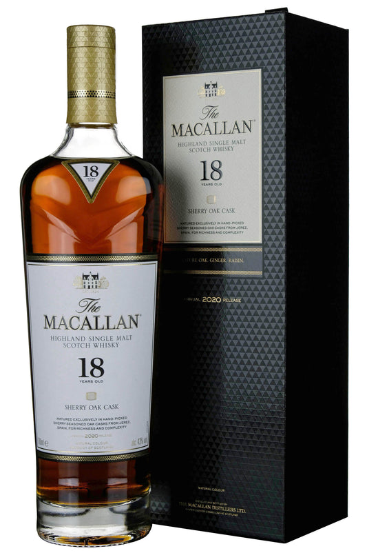 Macallan 18 Year Old Sherry Oak Cask 2020 Release