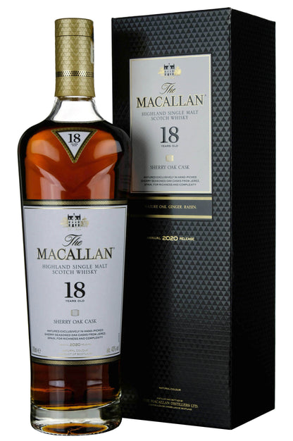 Macallan 18 Year Old Sherry Oak Cask 2020 Release