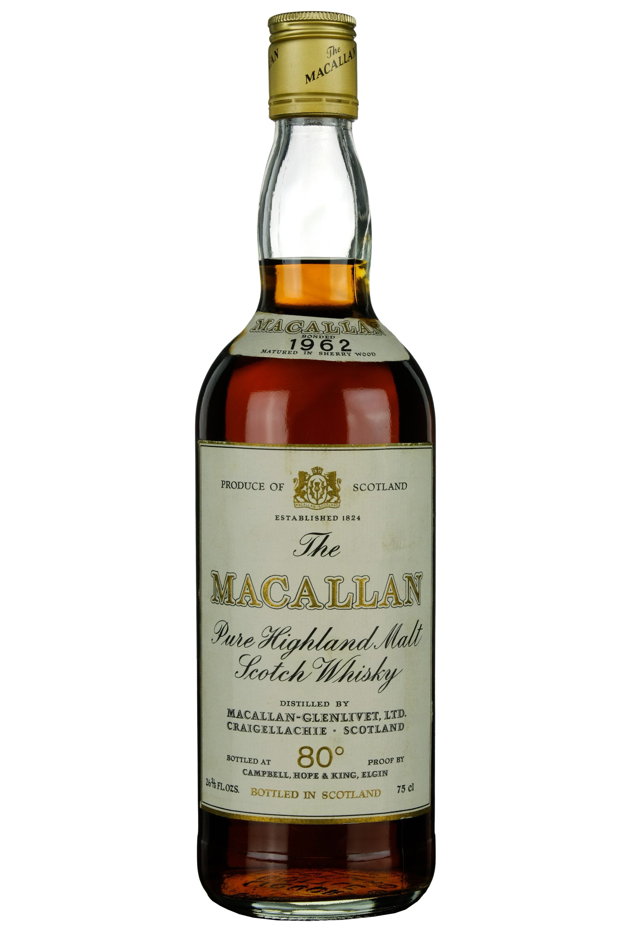 Macallan 1962 Campbell Hope & King 1970s