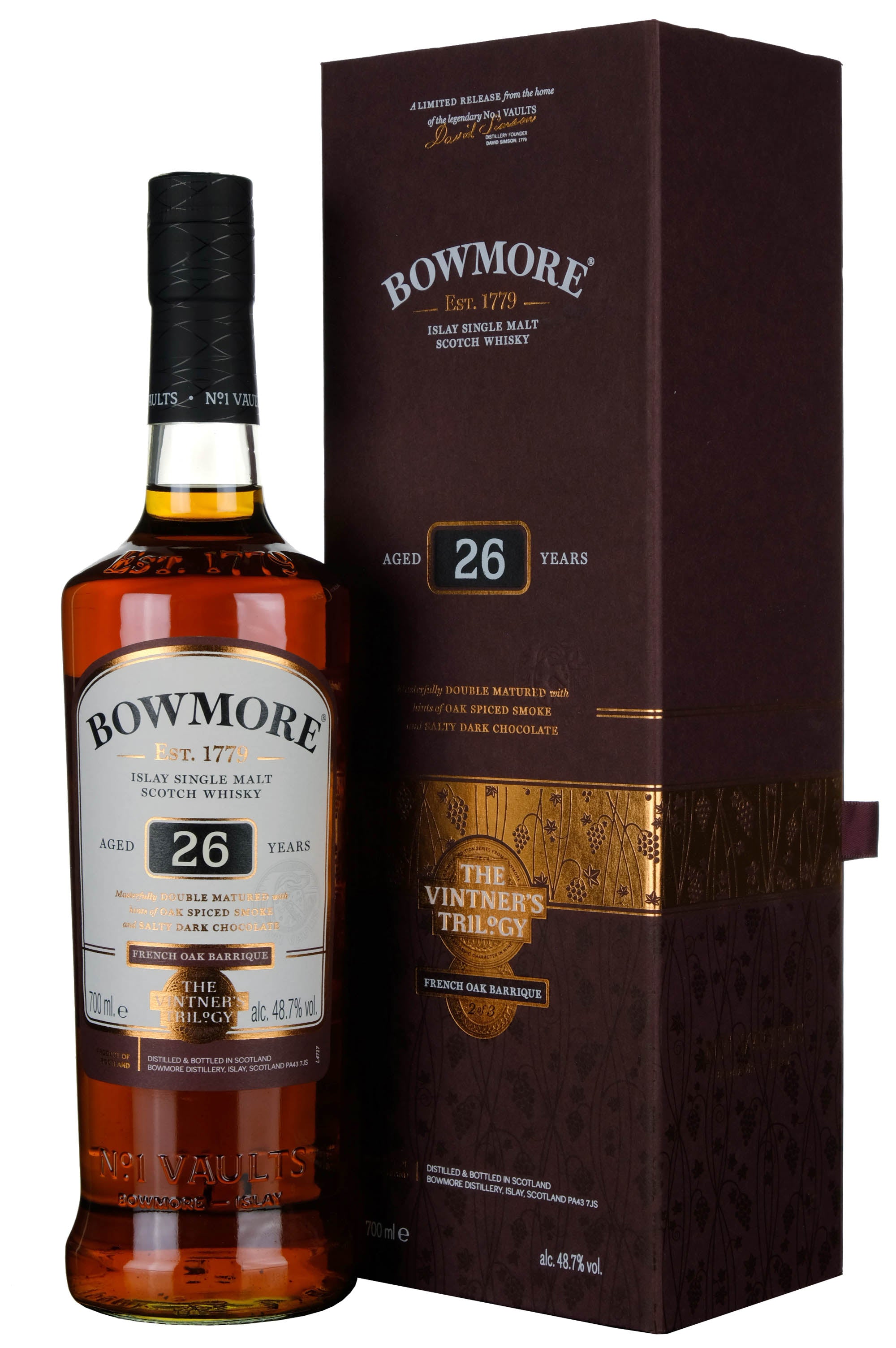 Bowmore 26 Year Old The Vintner's Trilogy Edition 2 Bottled 2017