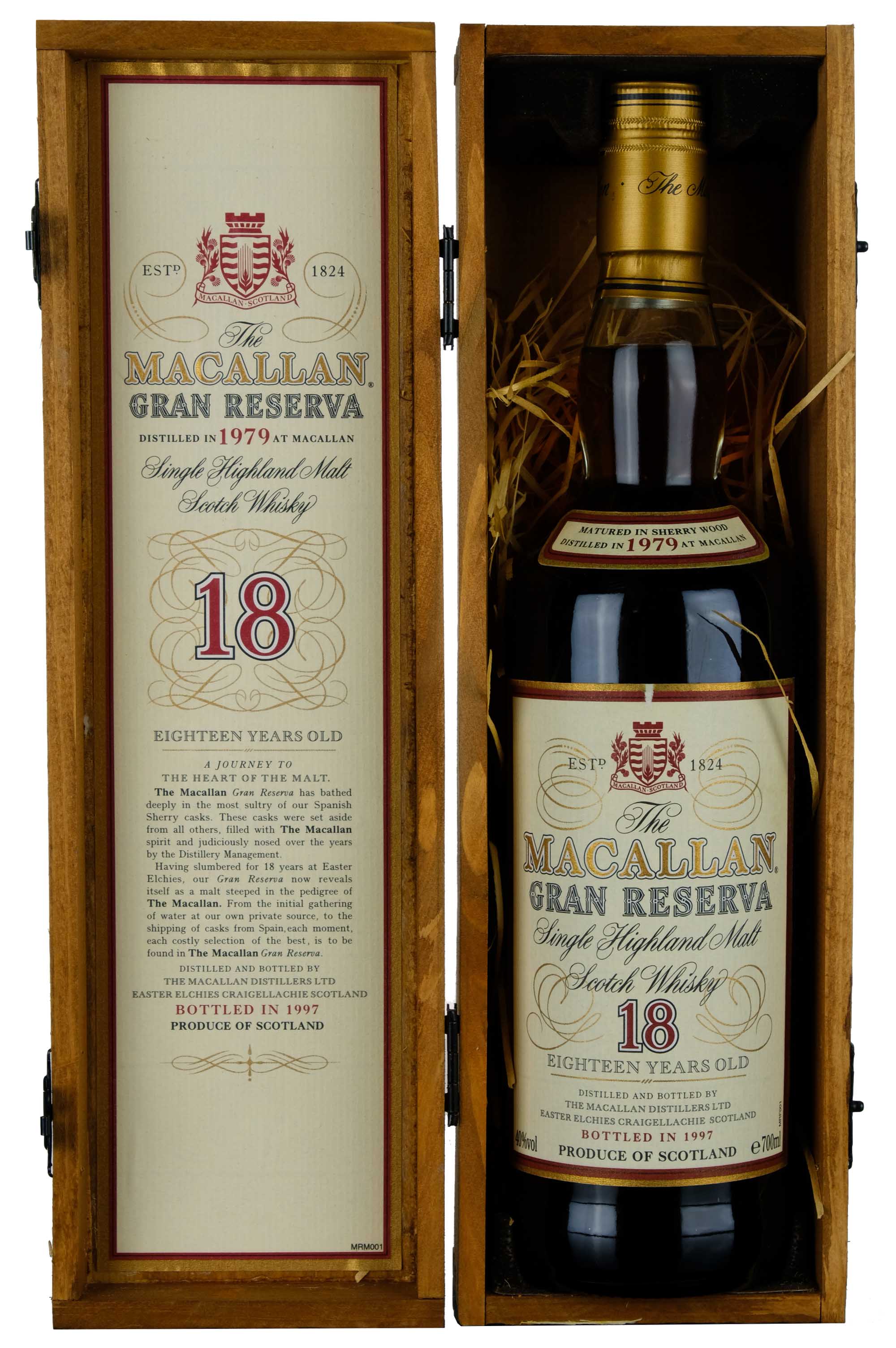 Macallan 1979-1997 | 18 Year Old Gran Reserva