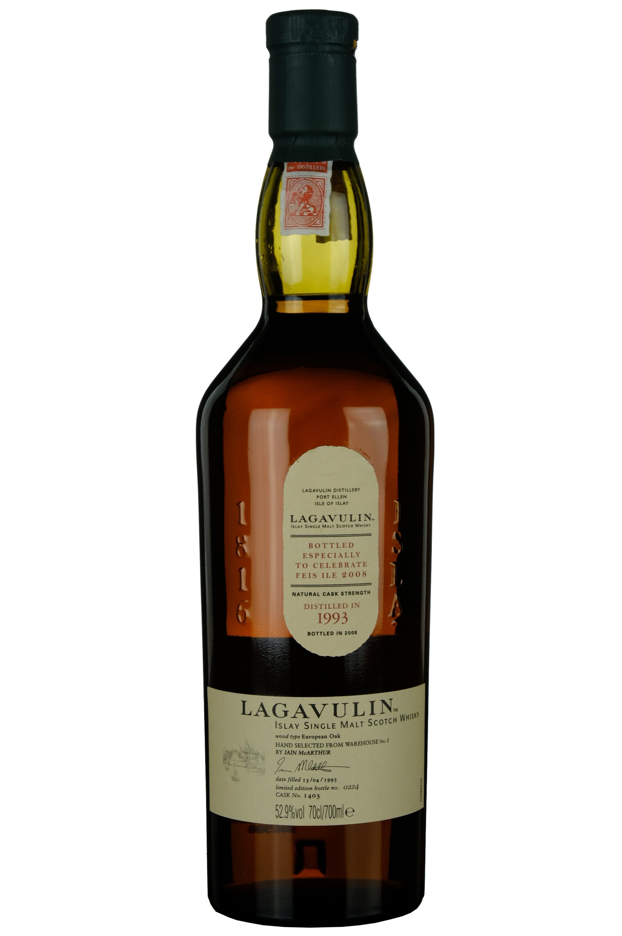 Lagavulin 1993 | 14 Year Old Islay Festival 2008 Single Cask 1403