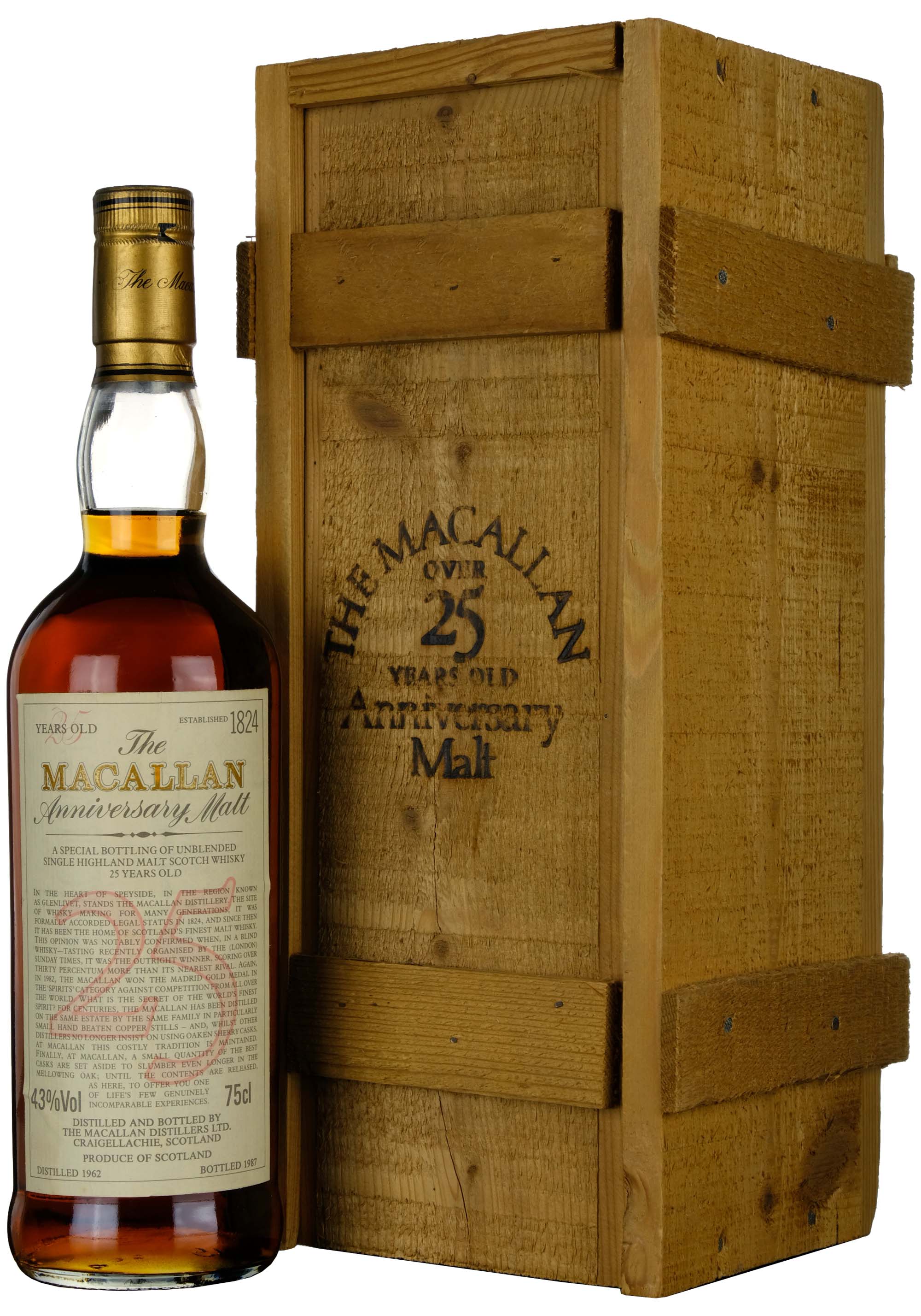 Macallan 1962-1987 | 25 Year Old Anniversary Malt