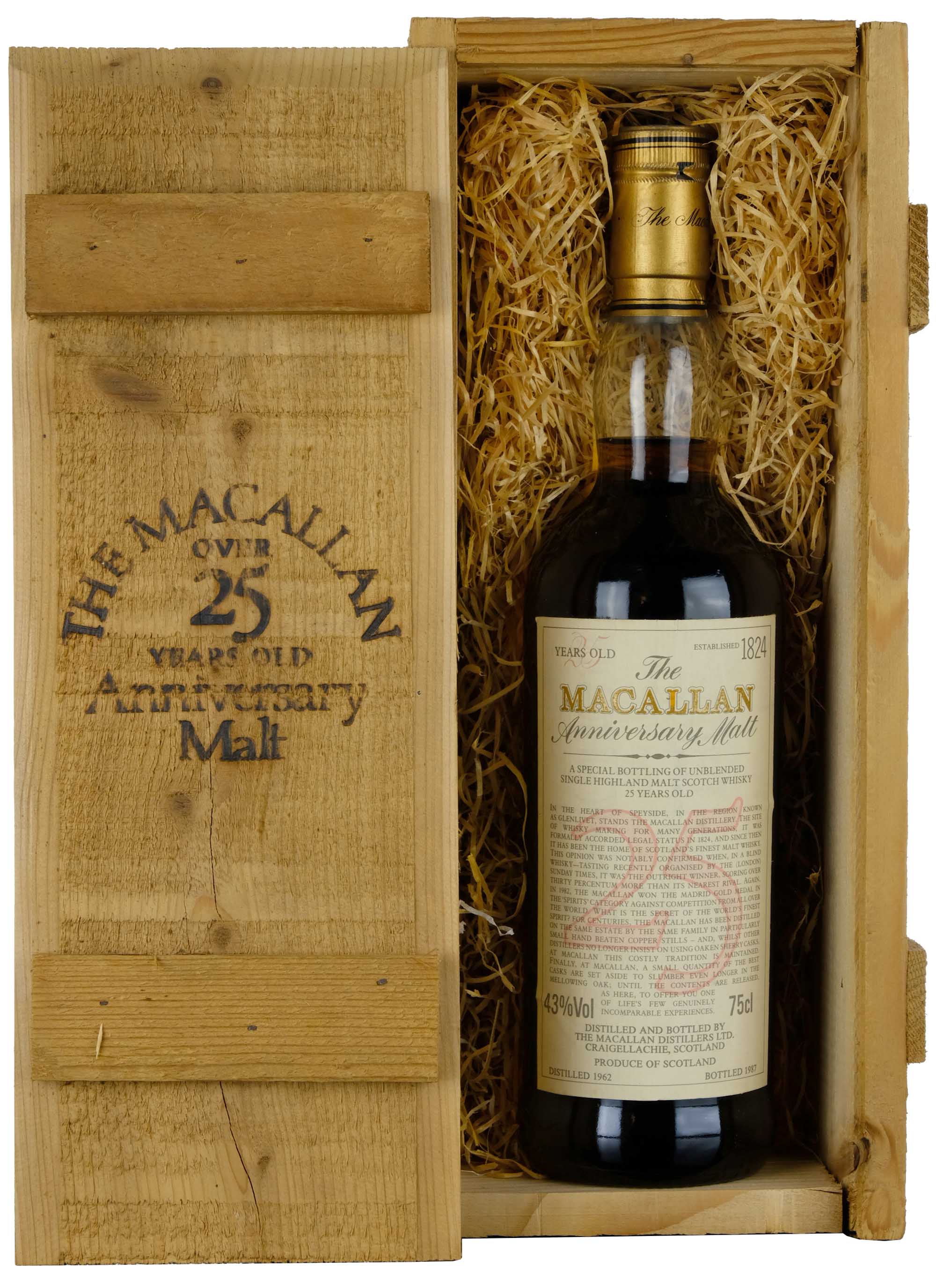 Macallan 1962-1987 | 25 Year Old Anniversary Malt