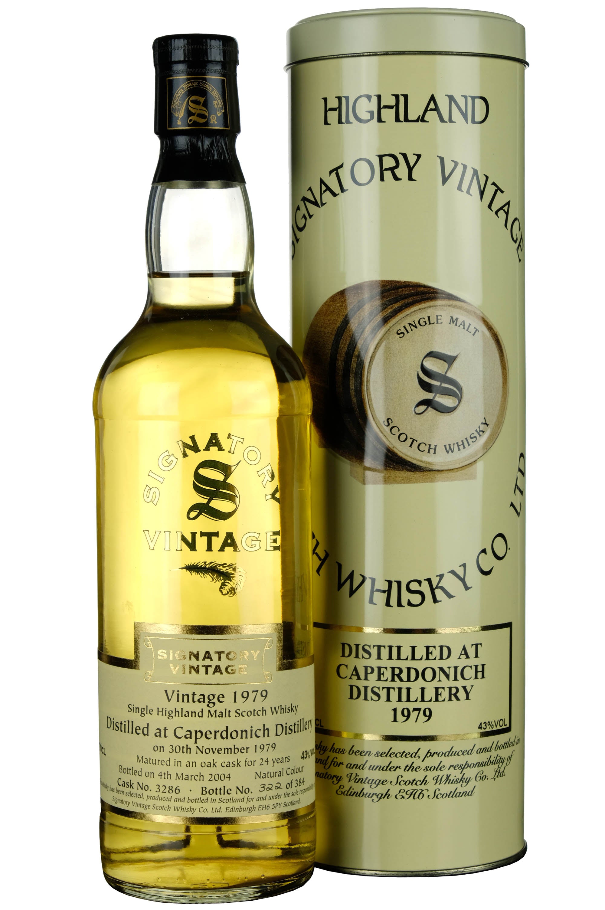 Caperdonich 1979-2004 | 24 Year Old Signatory Vintage Single Cask 3286