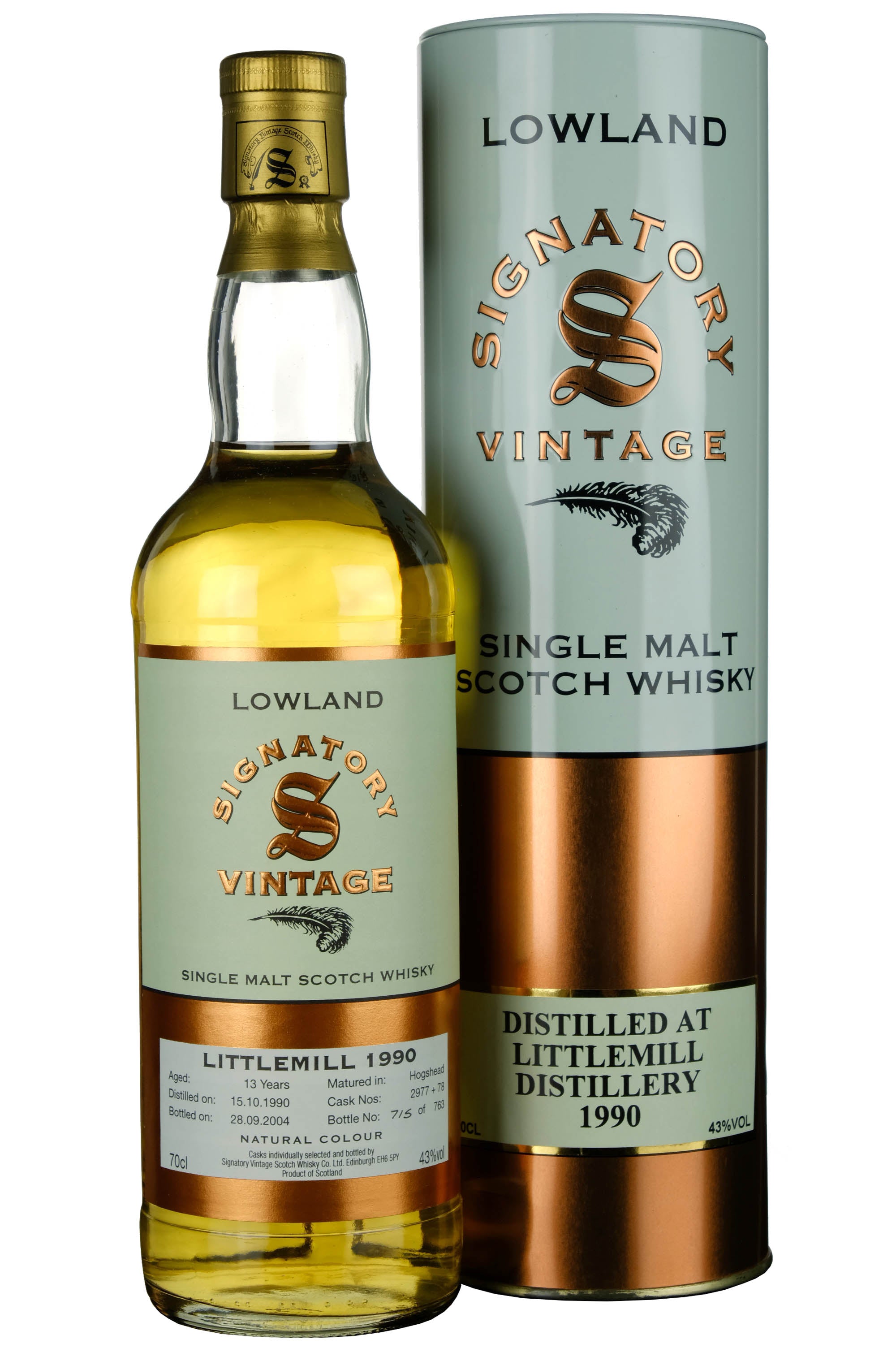 Littlemill 1990-2004 | 13 Year Old Signatory Vintage Small Batch