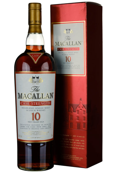 Macallan 10 Year Old Cask Strength 58.4% - Whisky-Online Shop