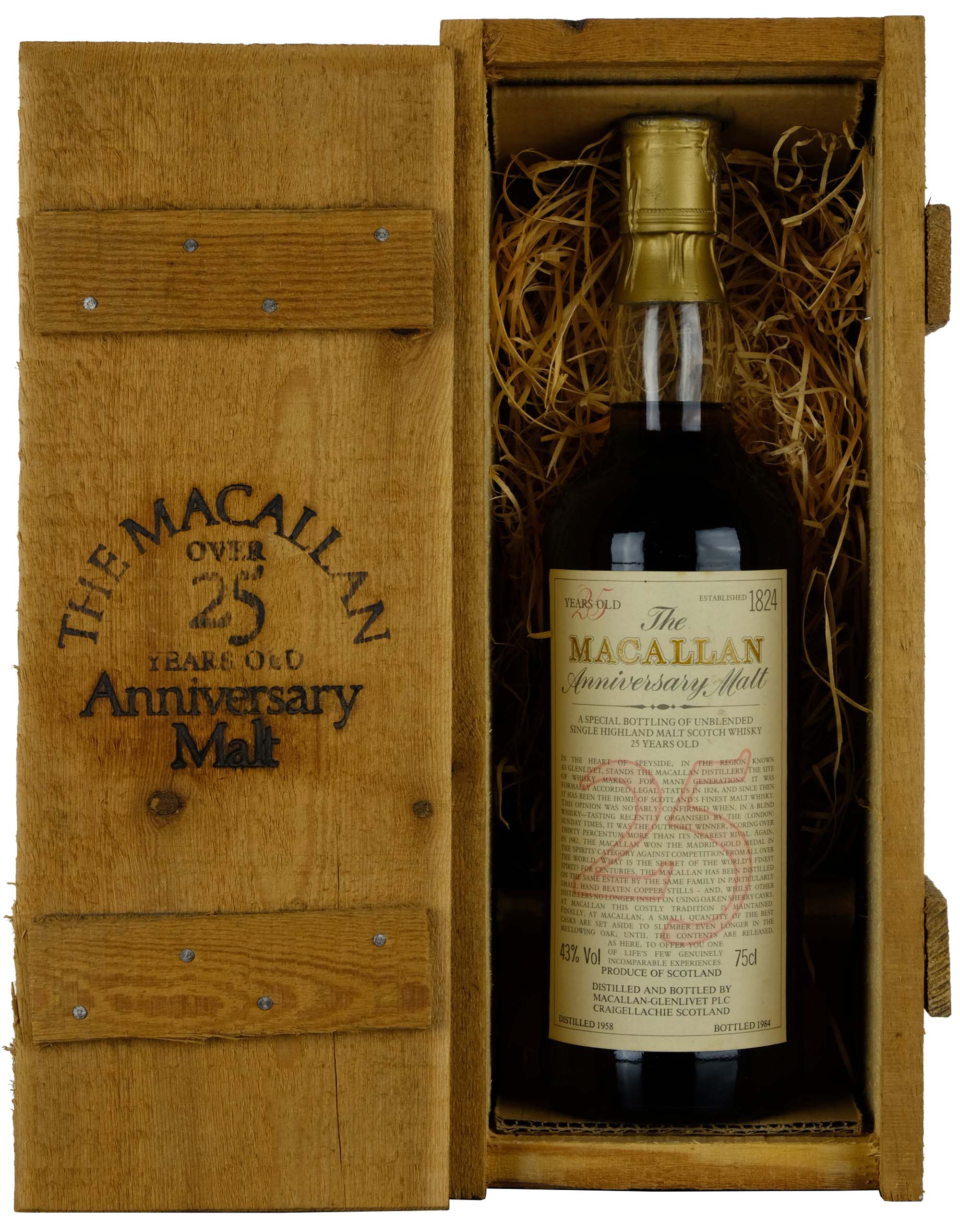 Macallan 1958-1984 | 25 Year Old Anniversary Malt