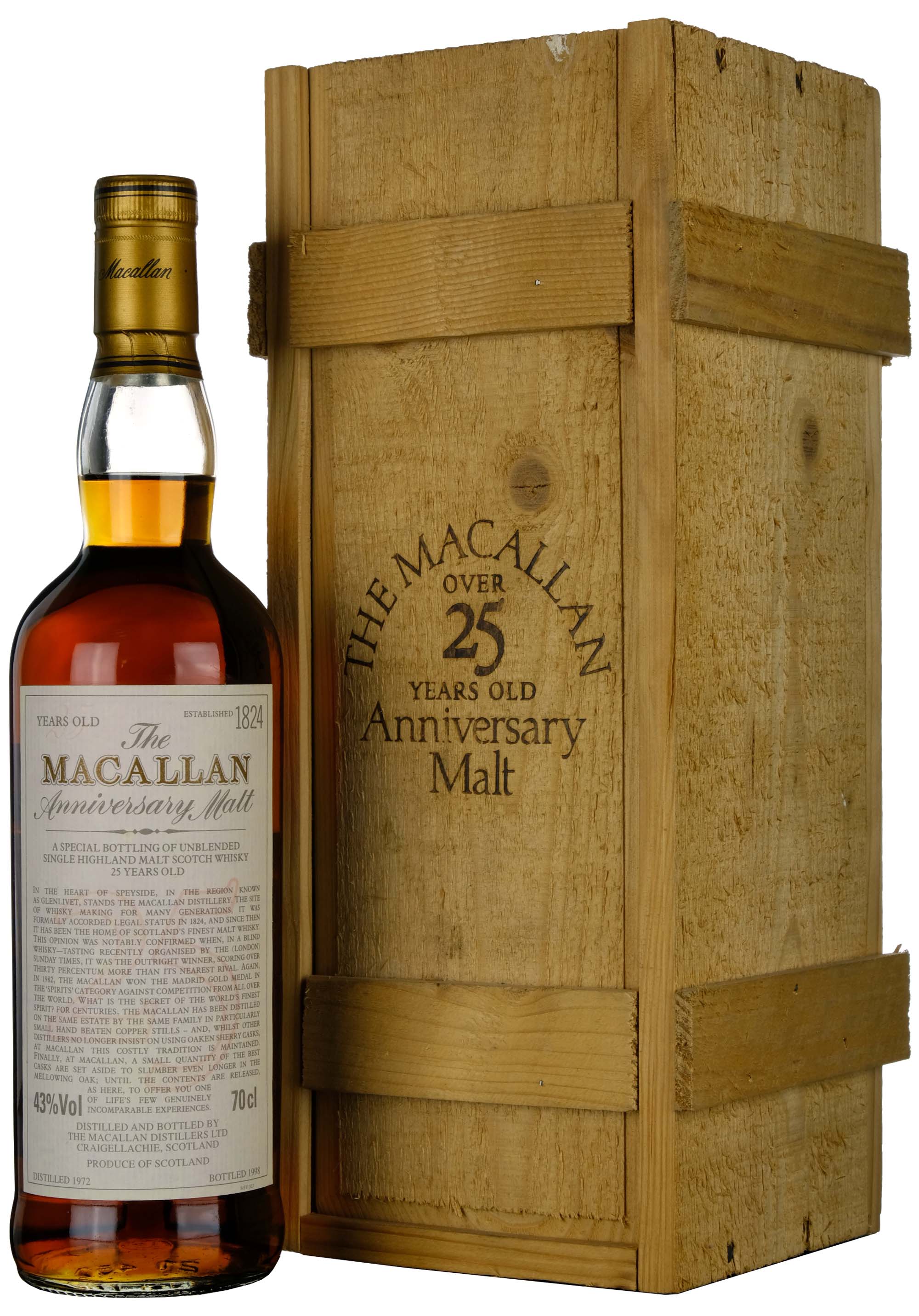 Macallan 1972-1998 | 25 Year Old Anniversary Malt