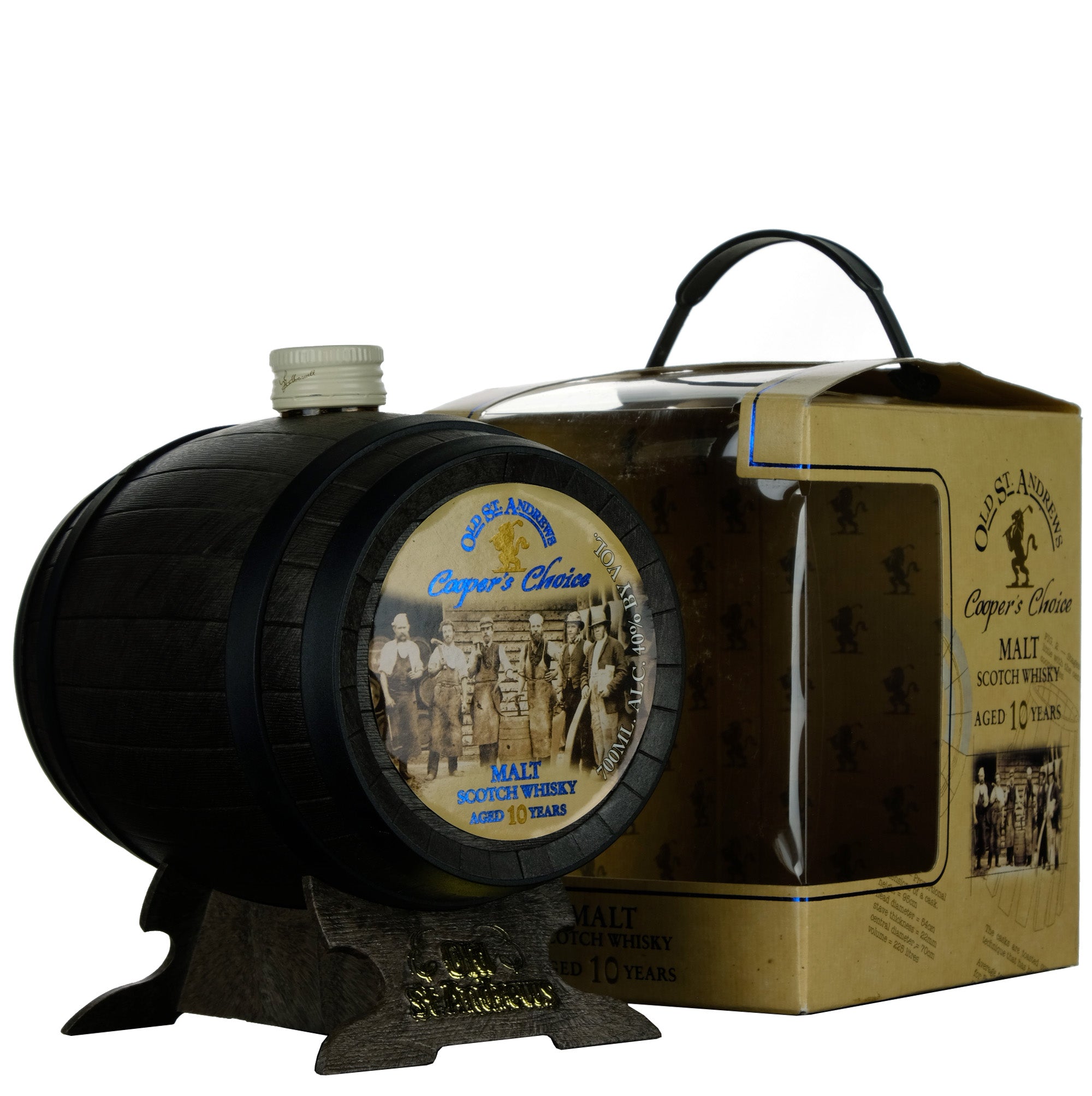 Old St Andrews Cooper's Choice 10 Year Old Barrel Decanter