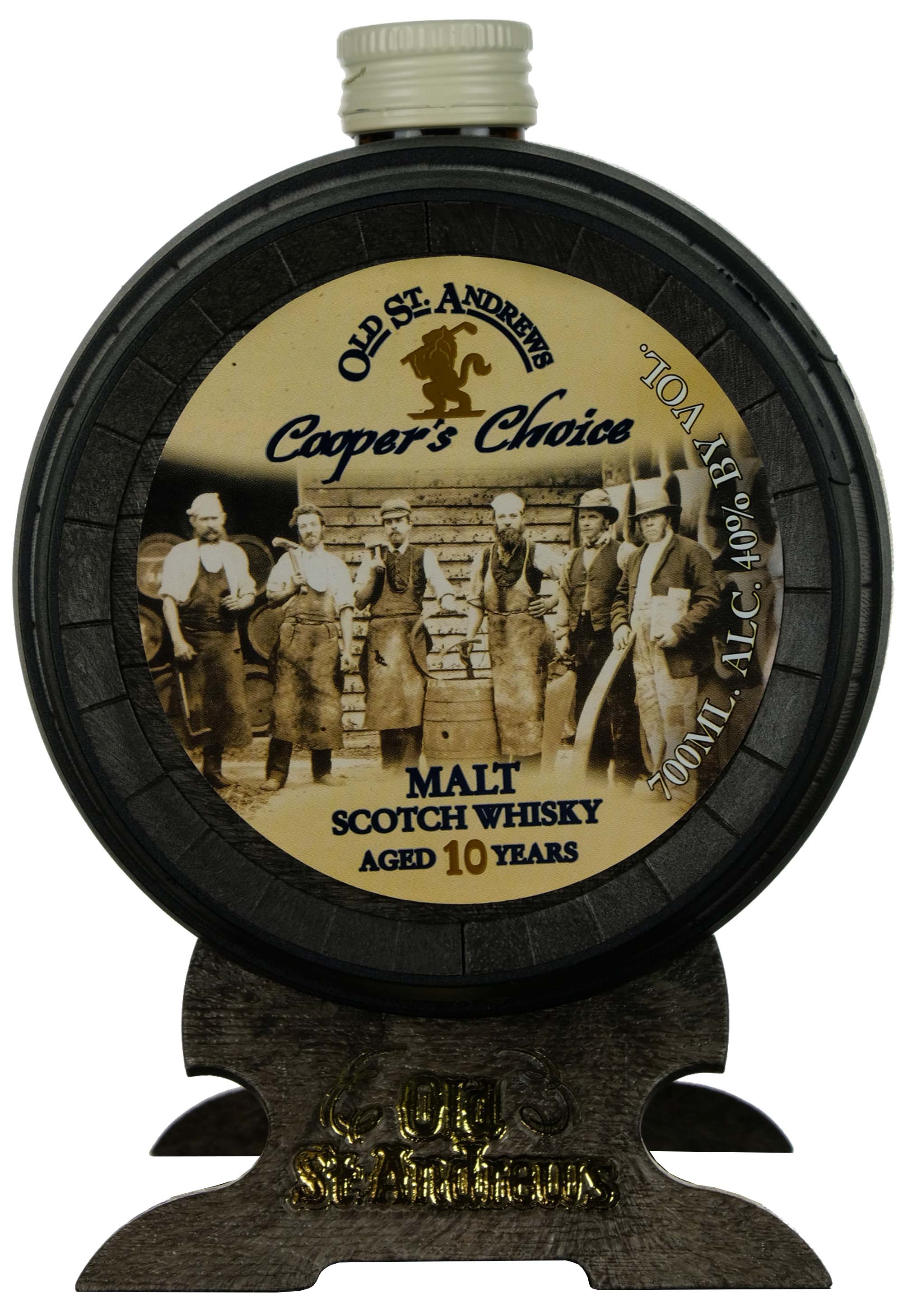 Old St Andrews Cooper's Choice 10 Year Old Barrel Decanter