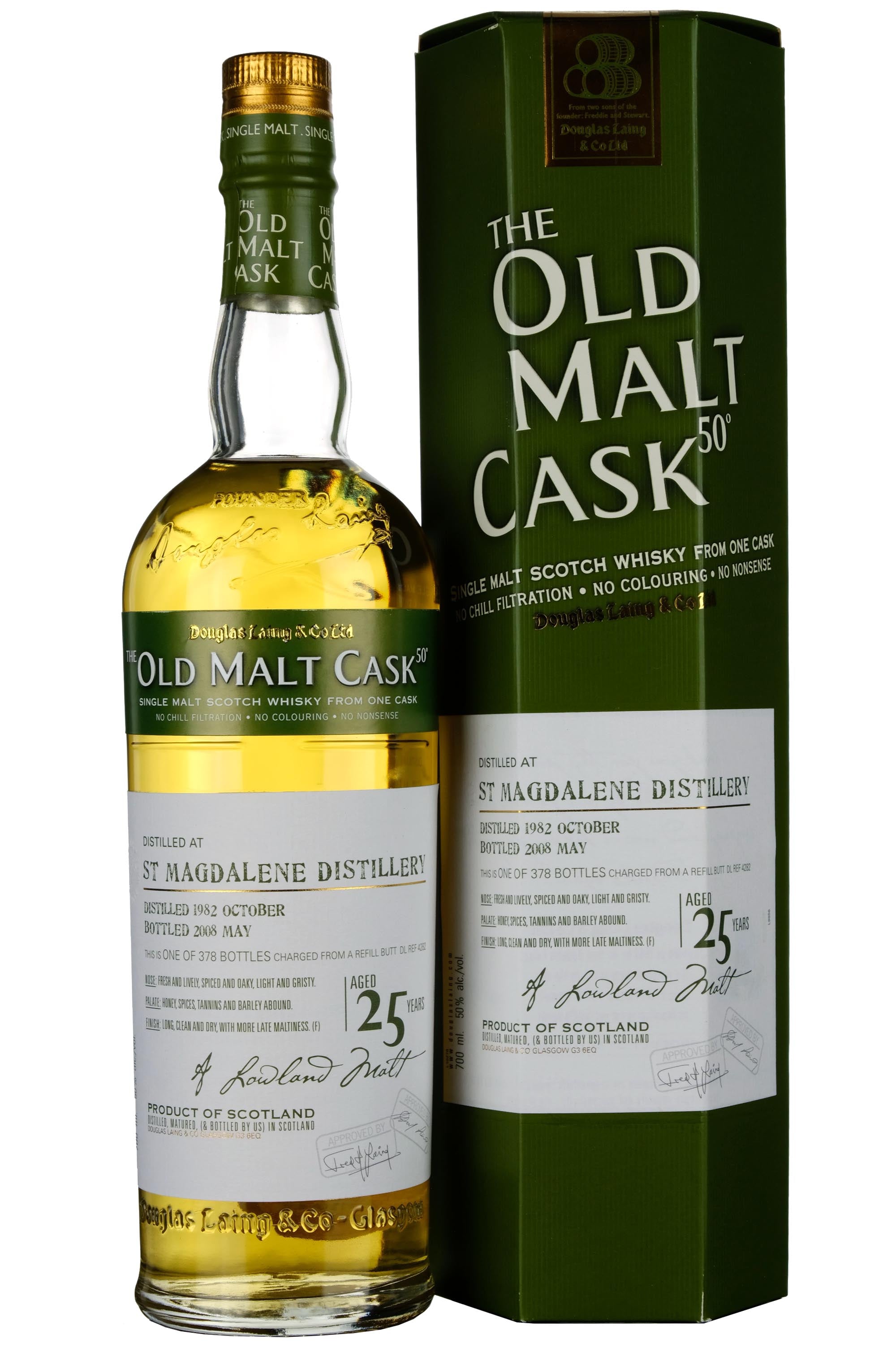 St Magdalene 1982-2008 | 25 Year Old Douglas Laing Old Malt Cask Single Cask 4282