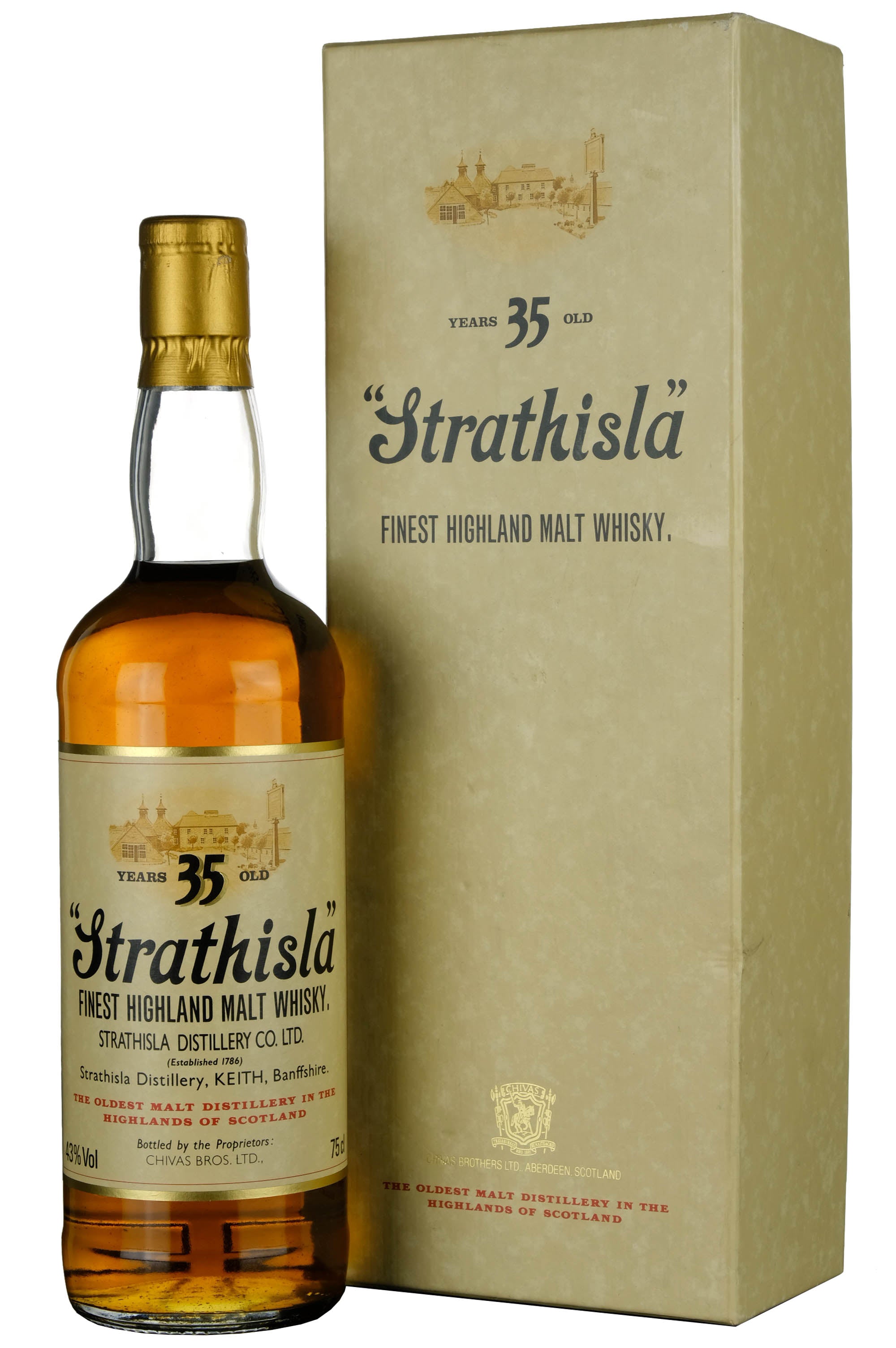 Strathisla 35 Year Old Bicentenary 1786-1986