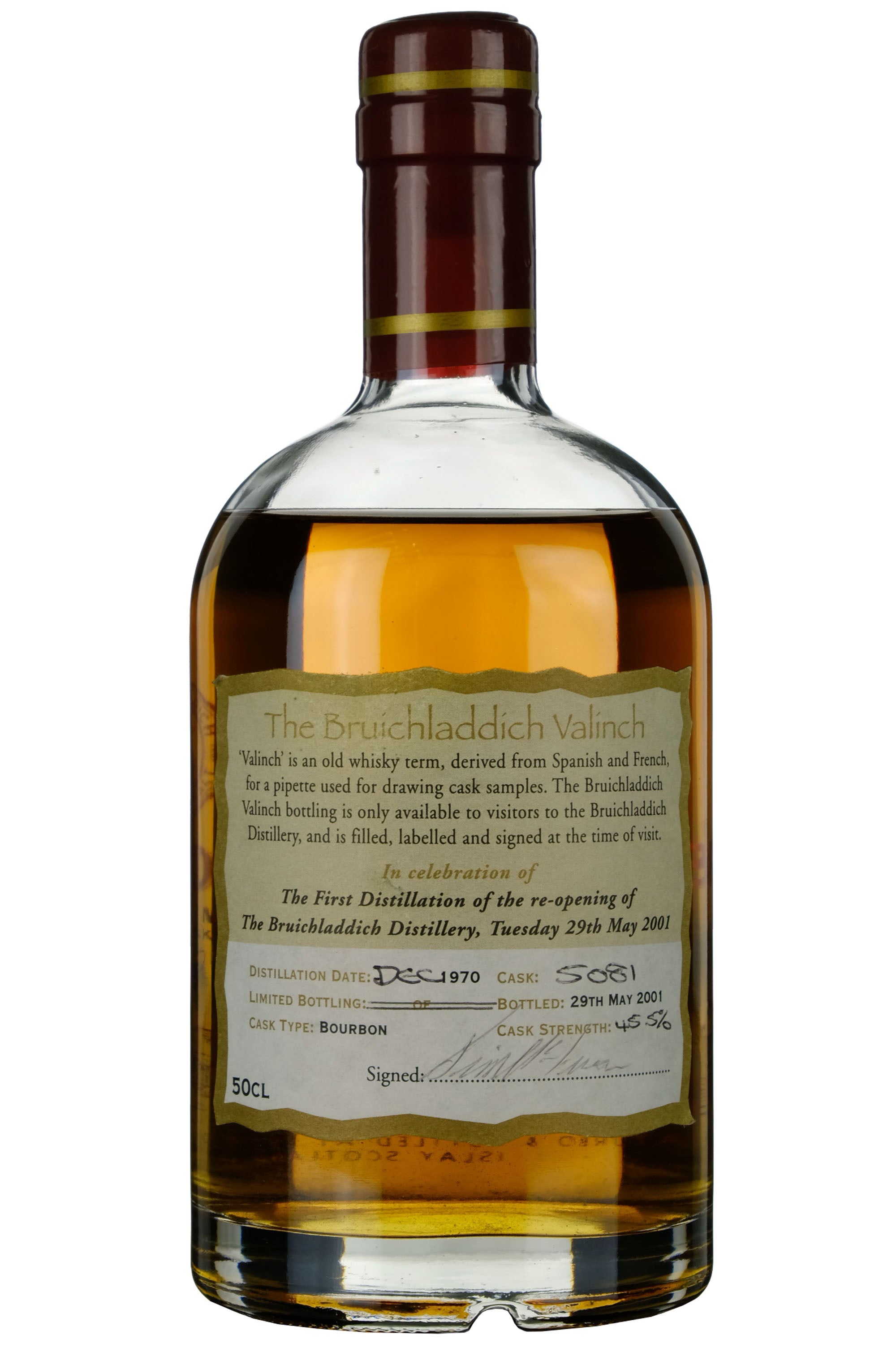 Bruichladdich 1970-2001 | 30 Year Old Valinch Single Cask 5081