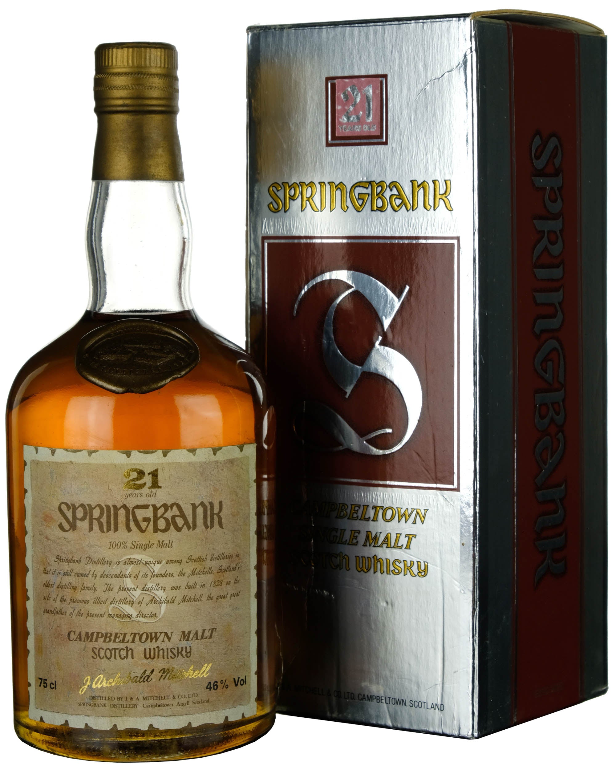 Springbank 21 Year Old Archibald Mitchell Circa 1990
