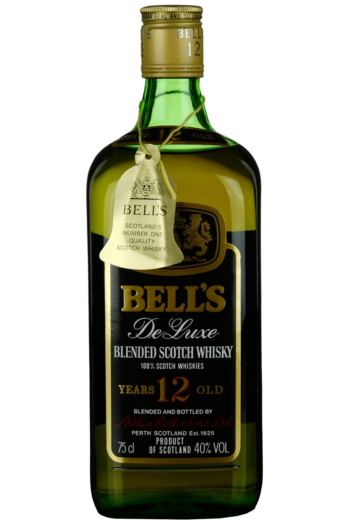 Bells 12 Year Old De Luxe 1980s