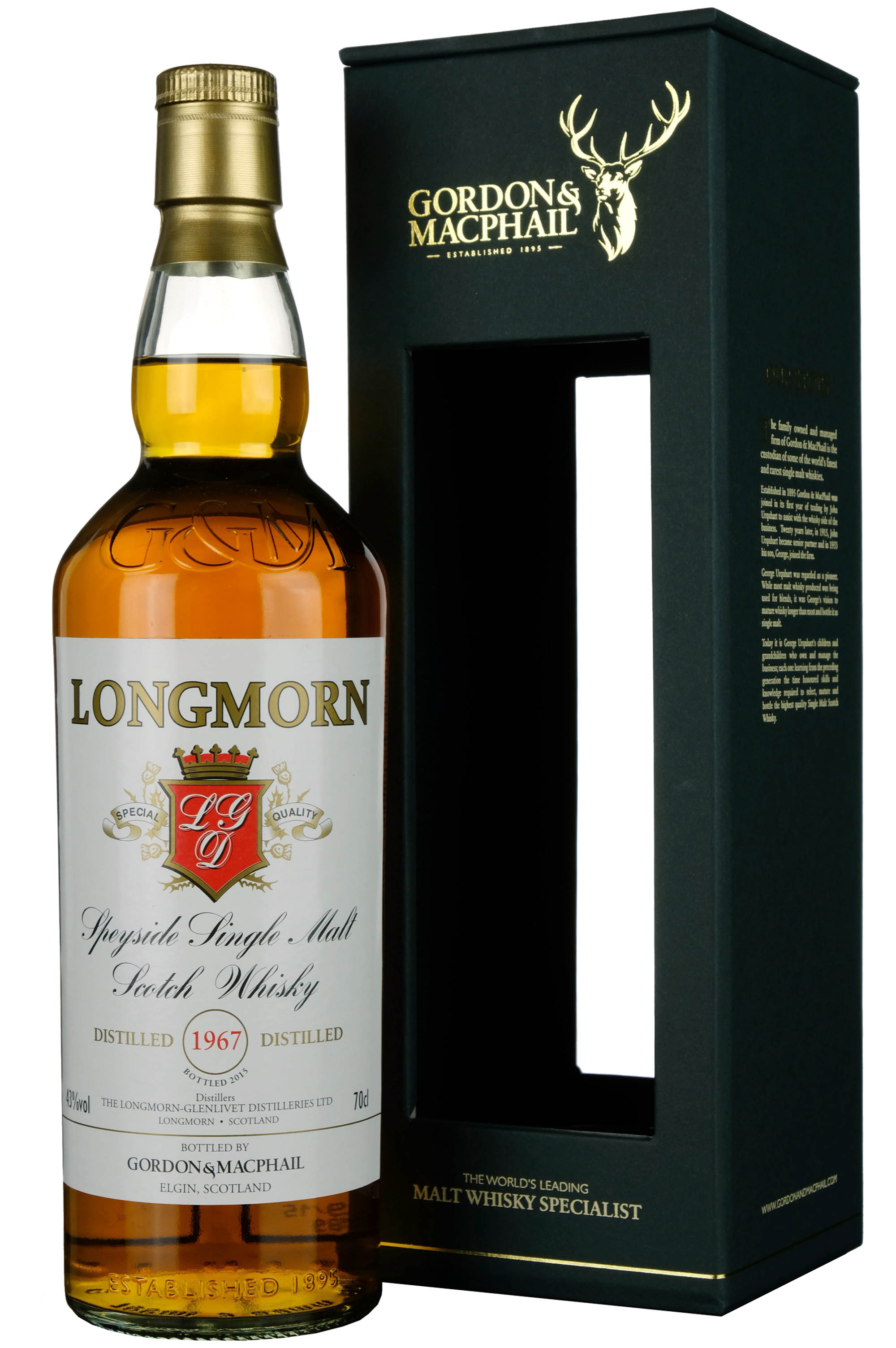 Longmorn 1967-2015 Gordon & MacPhail Distillery Label