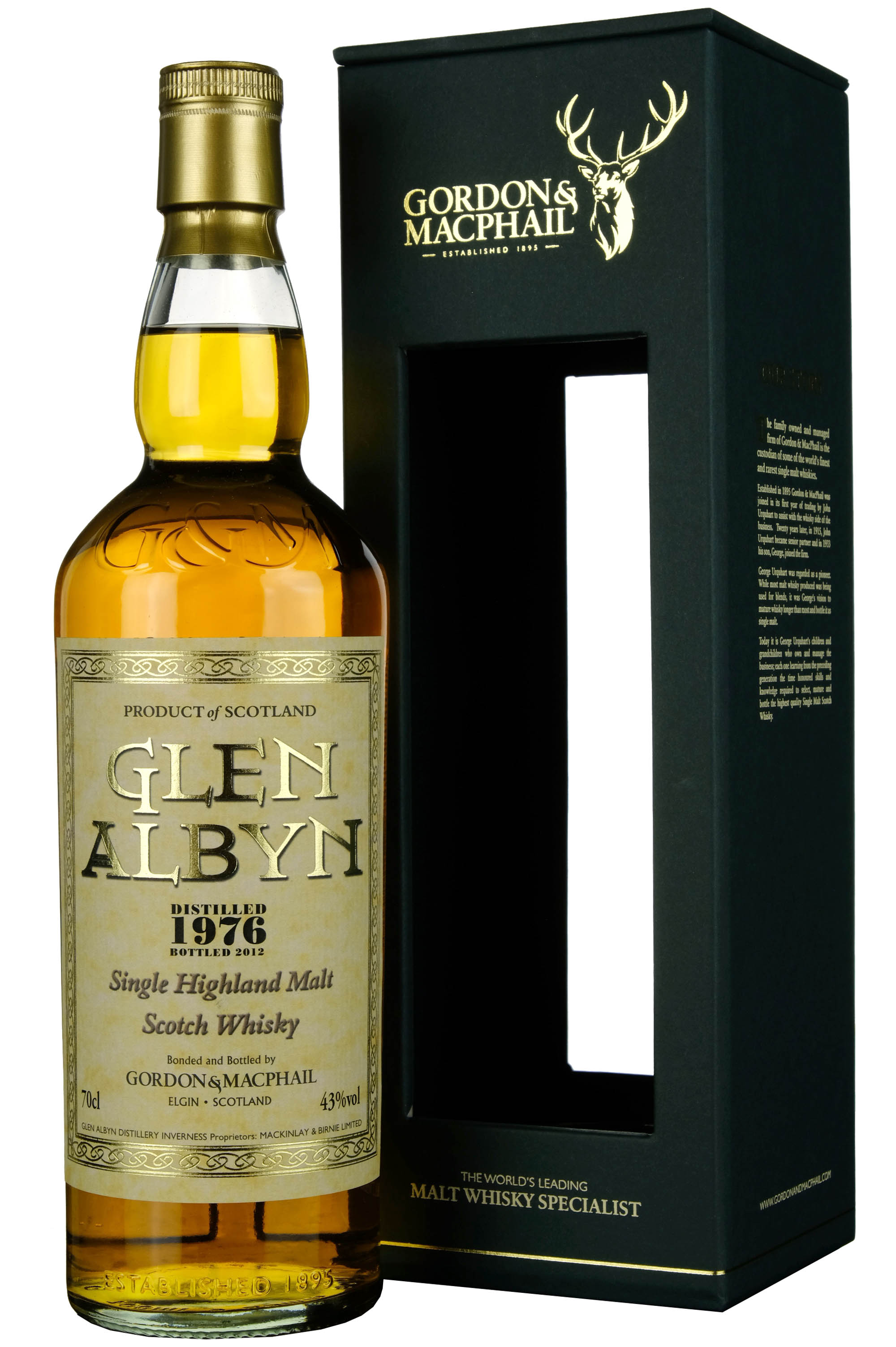 Glen Albyn 1976-2012 Gordon & MacPhail Distillery Label