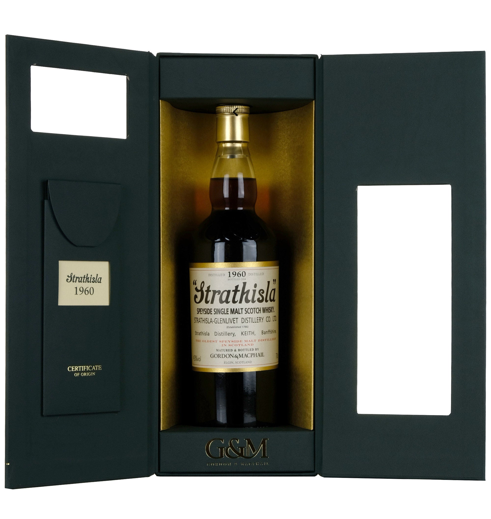 Strathisla 1960 - 53 Year Old Gordon & MacPhail Distillery Label