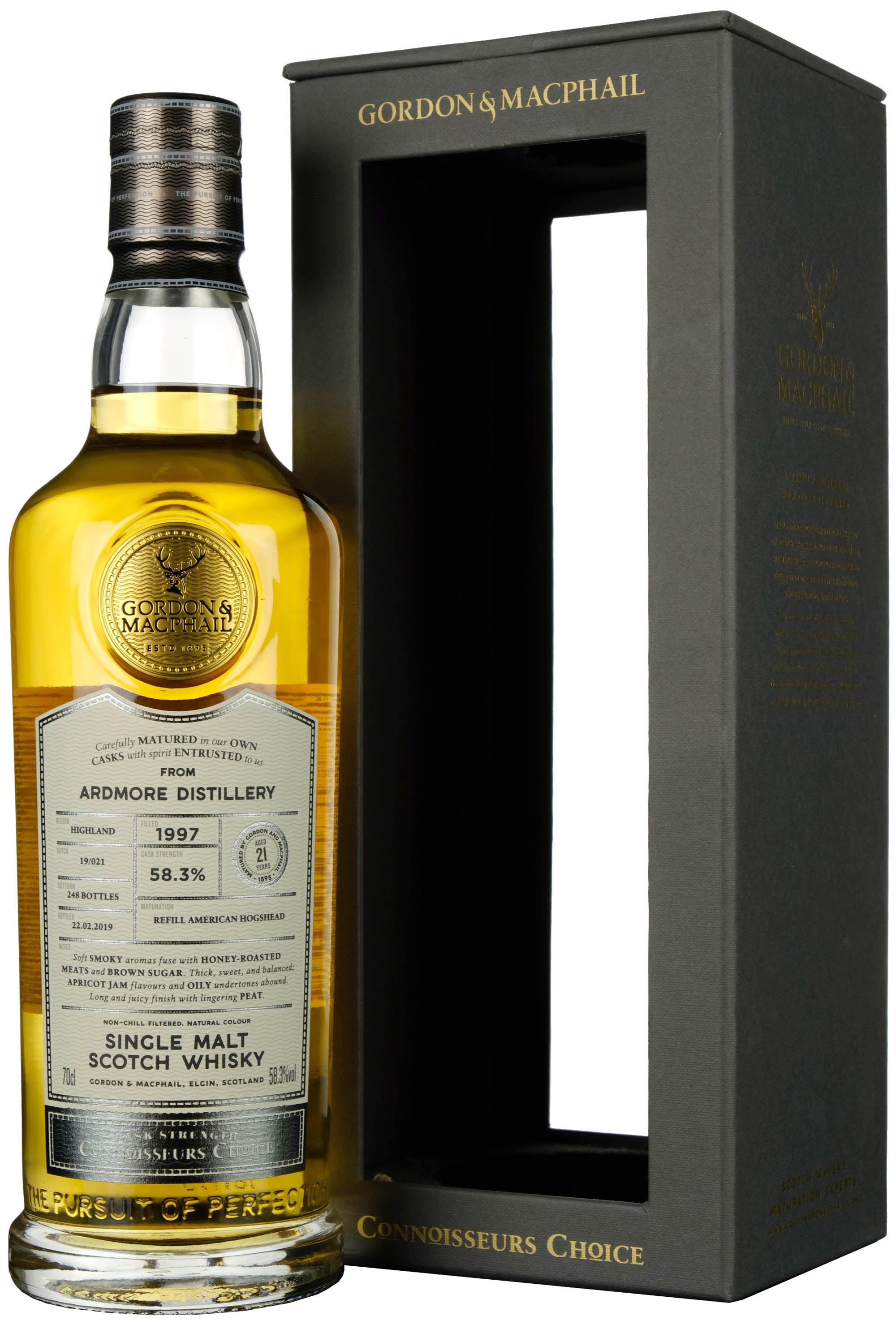 Ardmore 1997-2019 | 21 Year Old Gordon & MacPhail Connoisseurs Choice Single Cask 900662