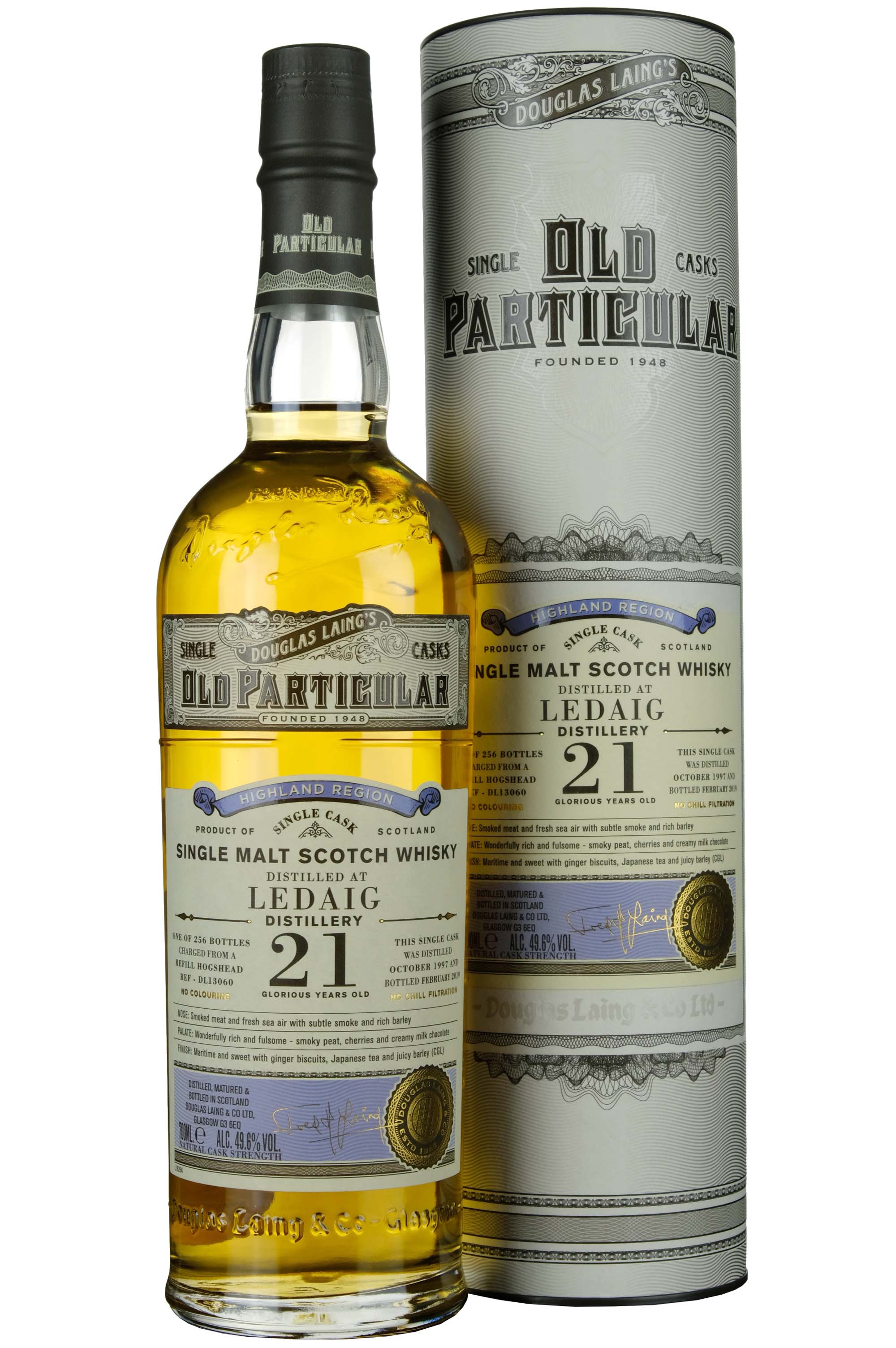 Ledaig 1997-2019 | 21 Year Old Douglas Laing Old Particular Single Cask DL13060