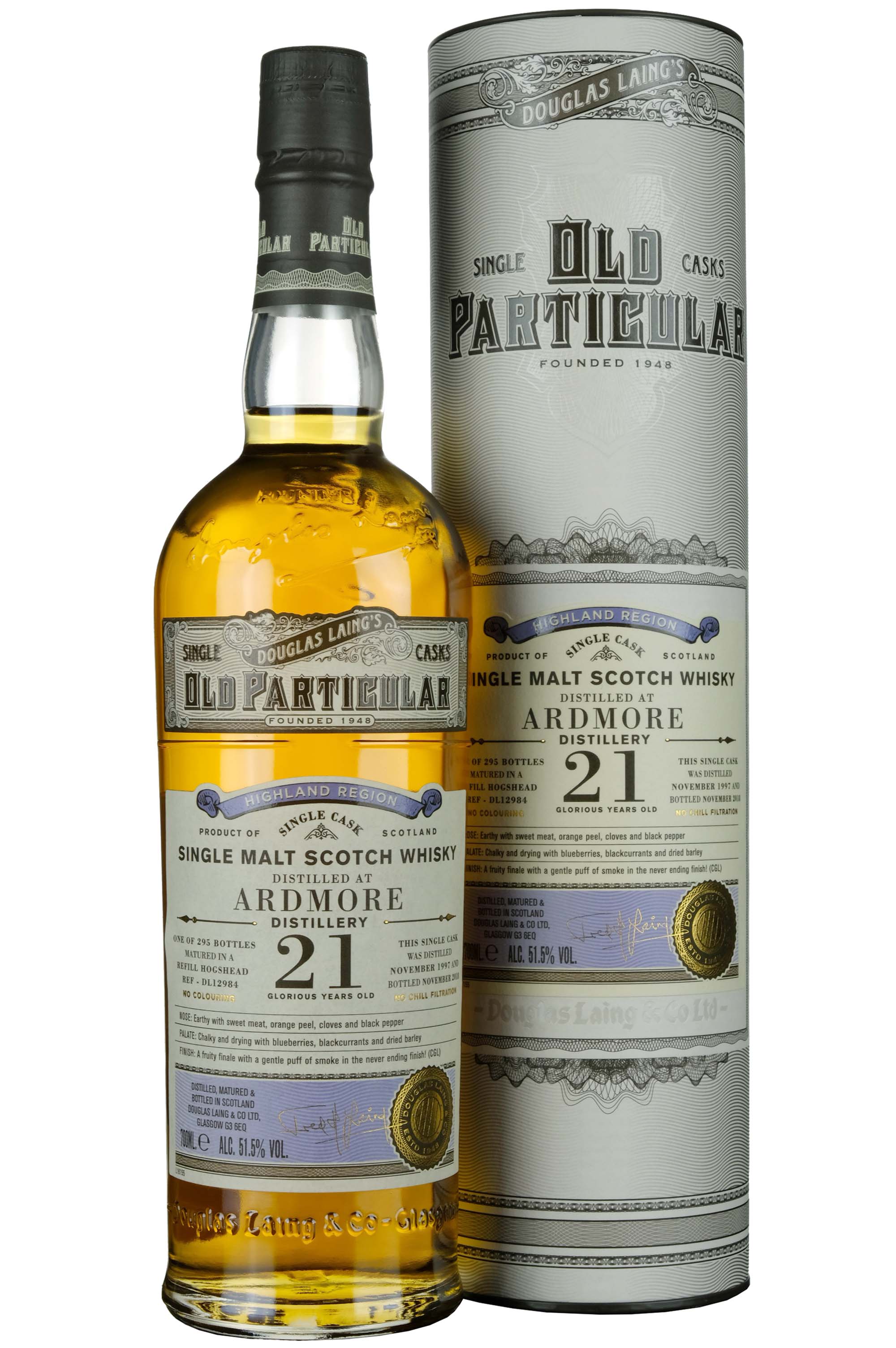 Ardmore 1997-2018 | 21 Year Old Douglas Laing Old Particular Single Cask DL12984