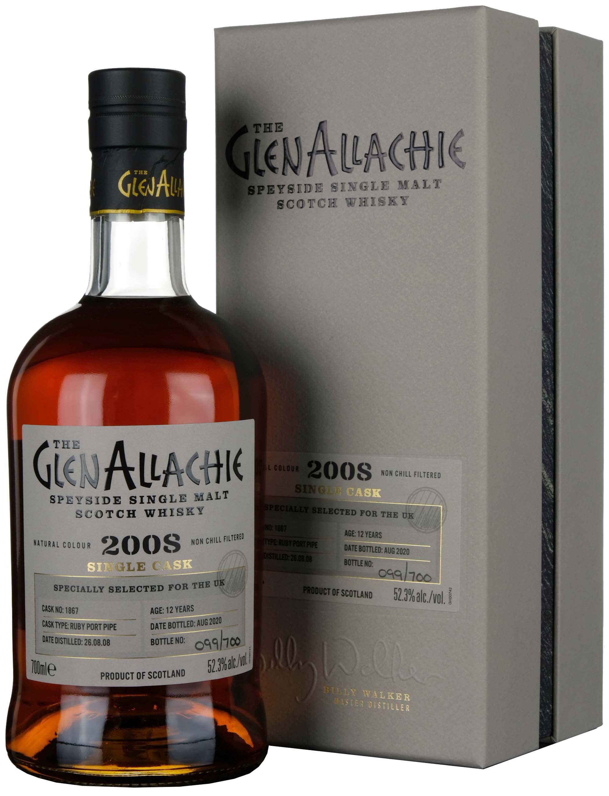 Glenallachie 2008-2020 | 12 Year Old Single Cask 1867 Batch 3