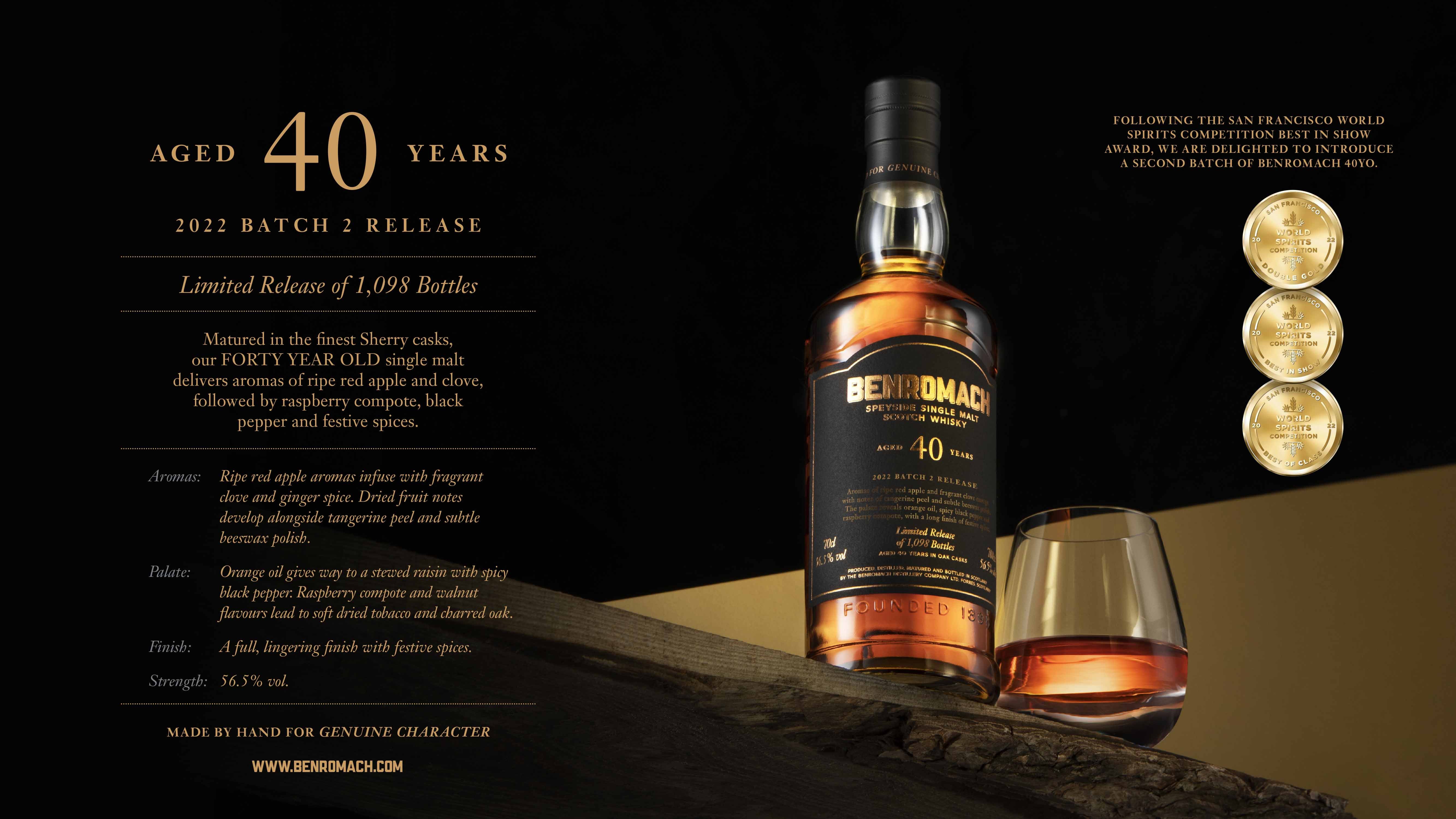 Benromach 40 Year Old Batch 2 Release - Whisky-Online Shop