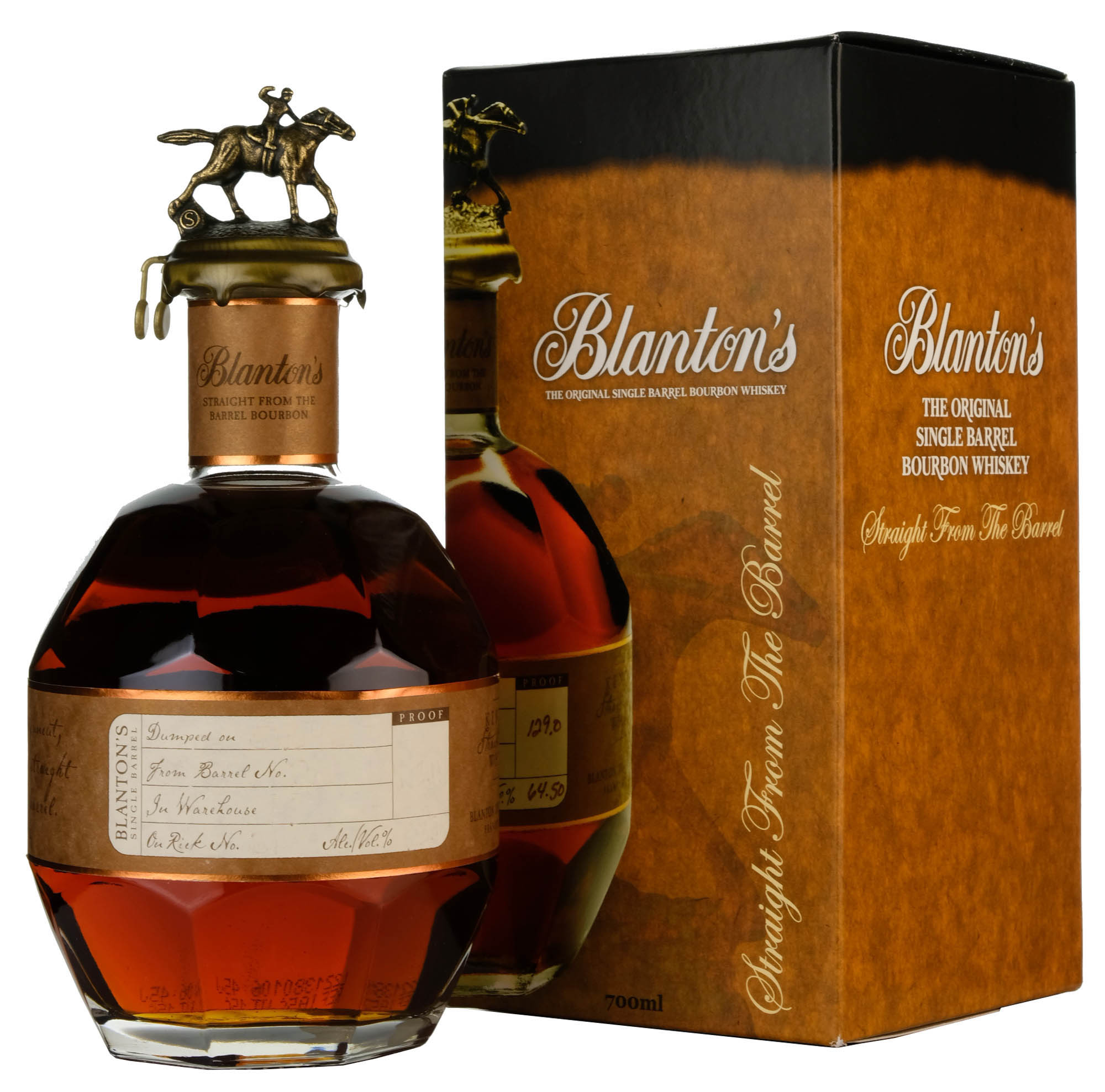 Blanton's Straight From The Barrel Single Barrel 772 Bottled 2024
