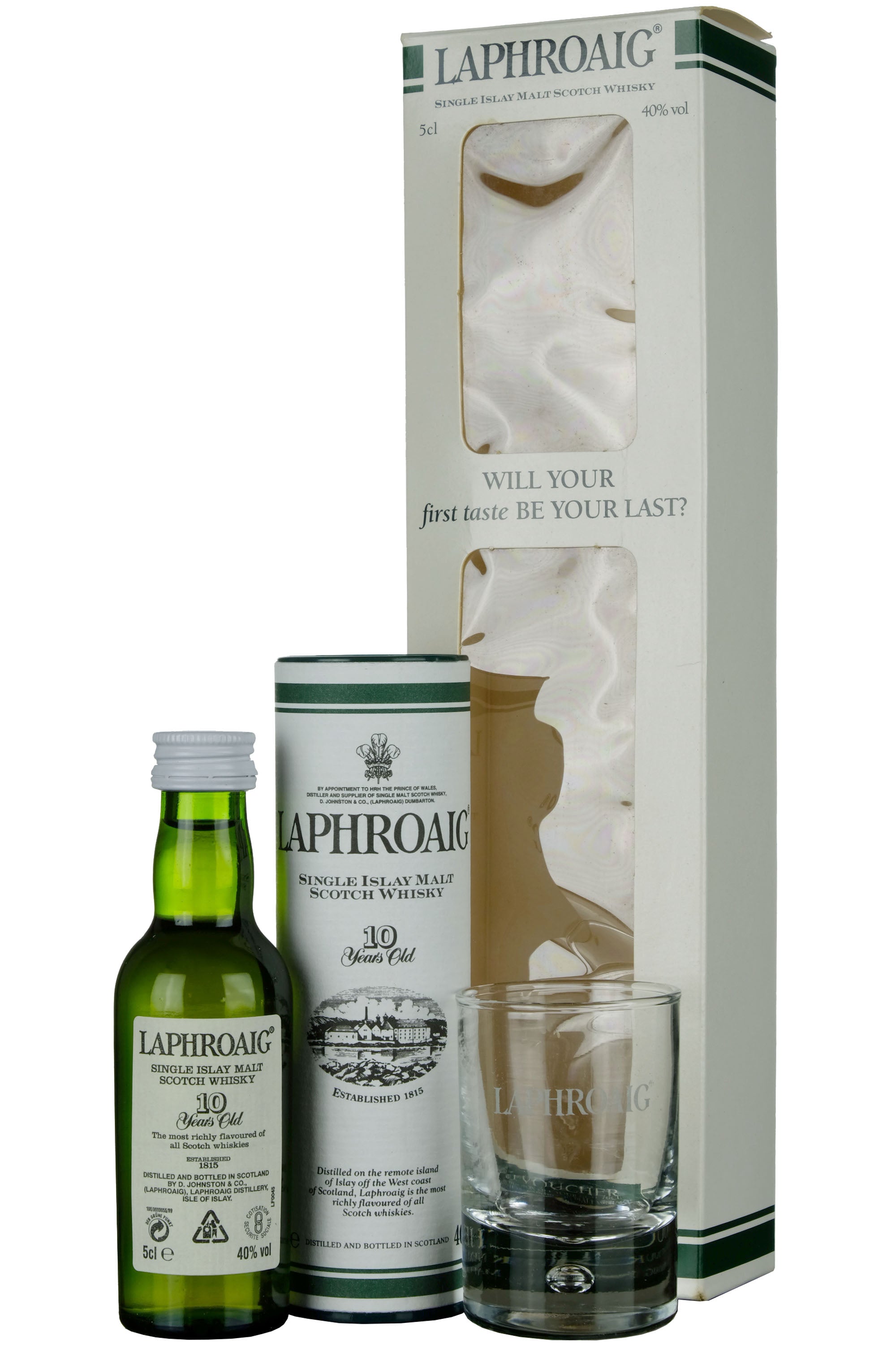 Laphroaig 10 Year Old Miniature Set