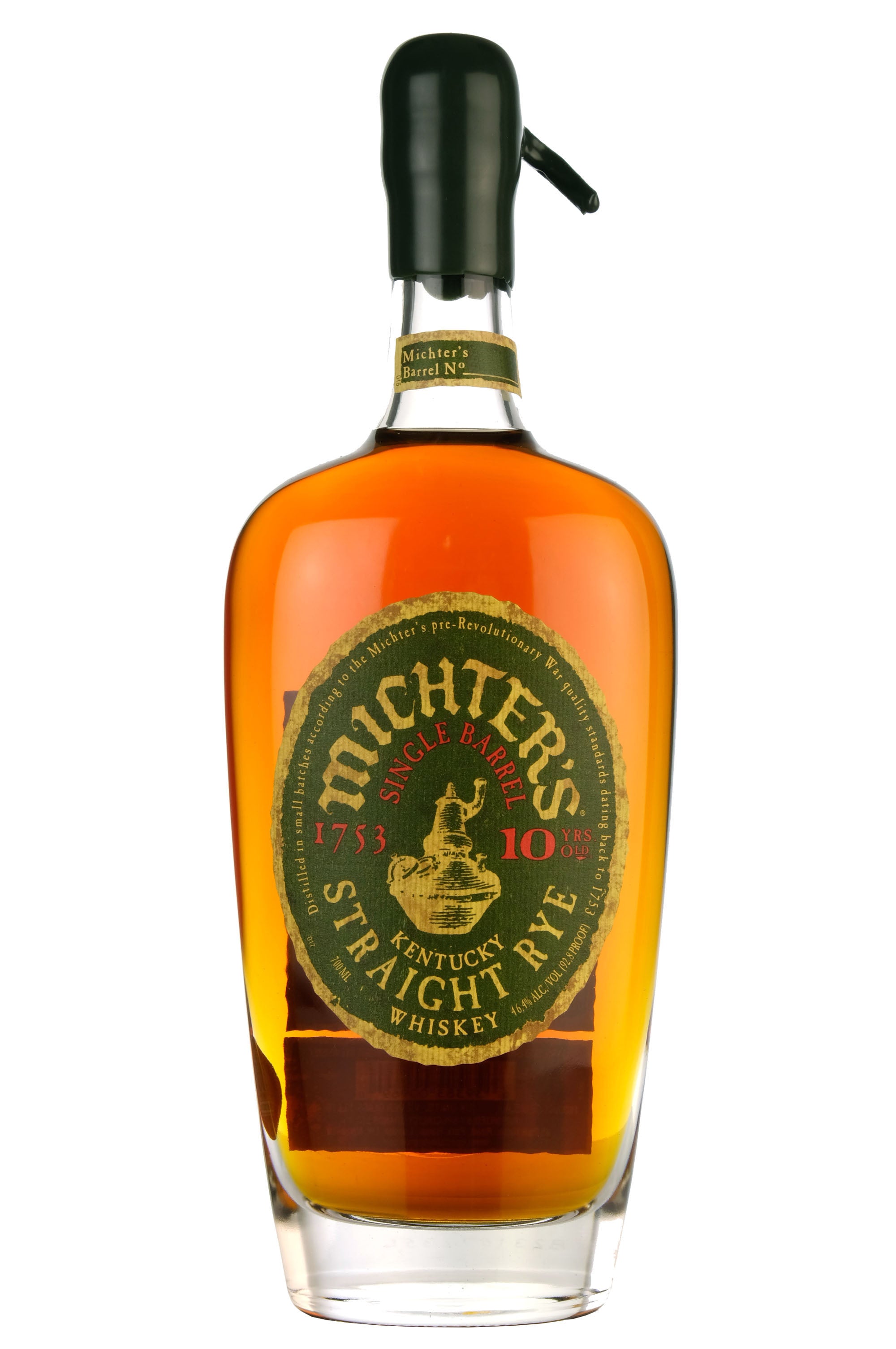Michter's 10 Year Old Rye Single Barrel L21E1529 Bottled 2021
