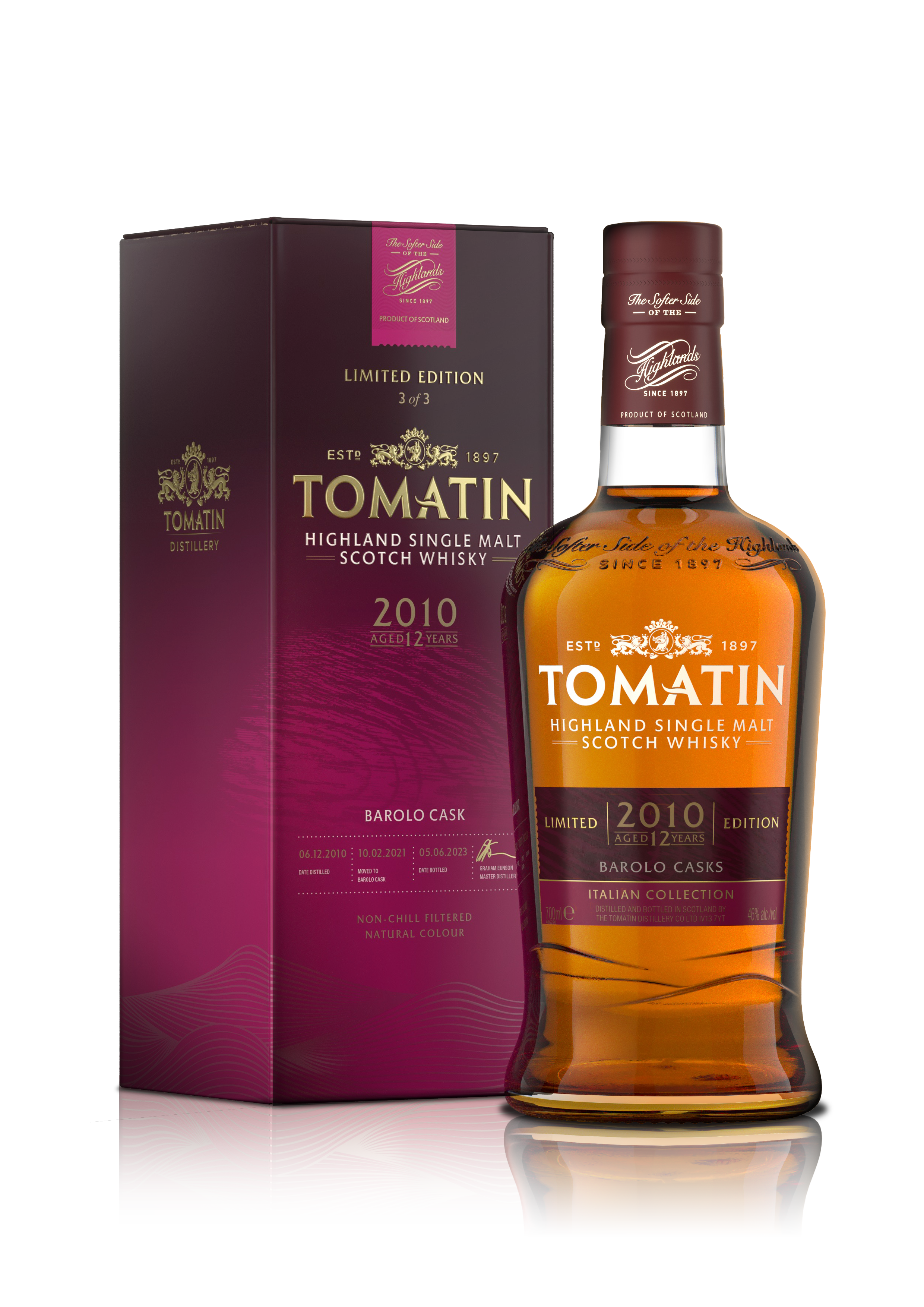Tomatin 2010-2023 | 12 Year Old Italian Collection Barolo Cask