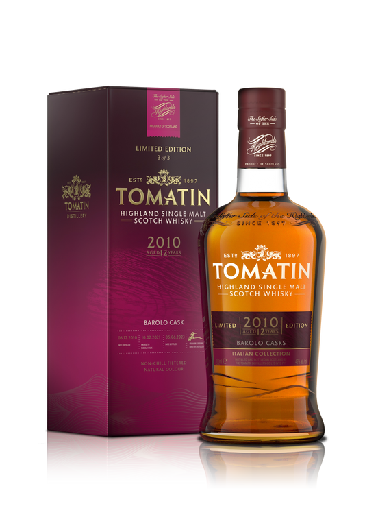 Tomatin 2010-2023 | 12 Year Old Italian Collection Barolo Cask
