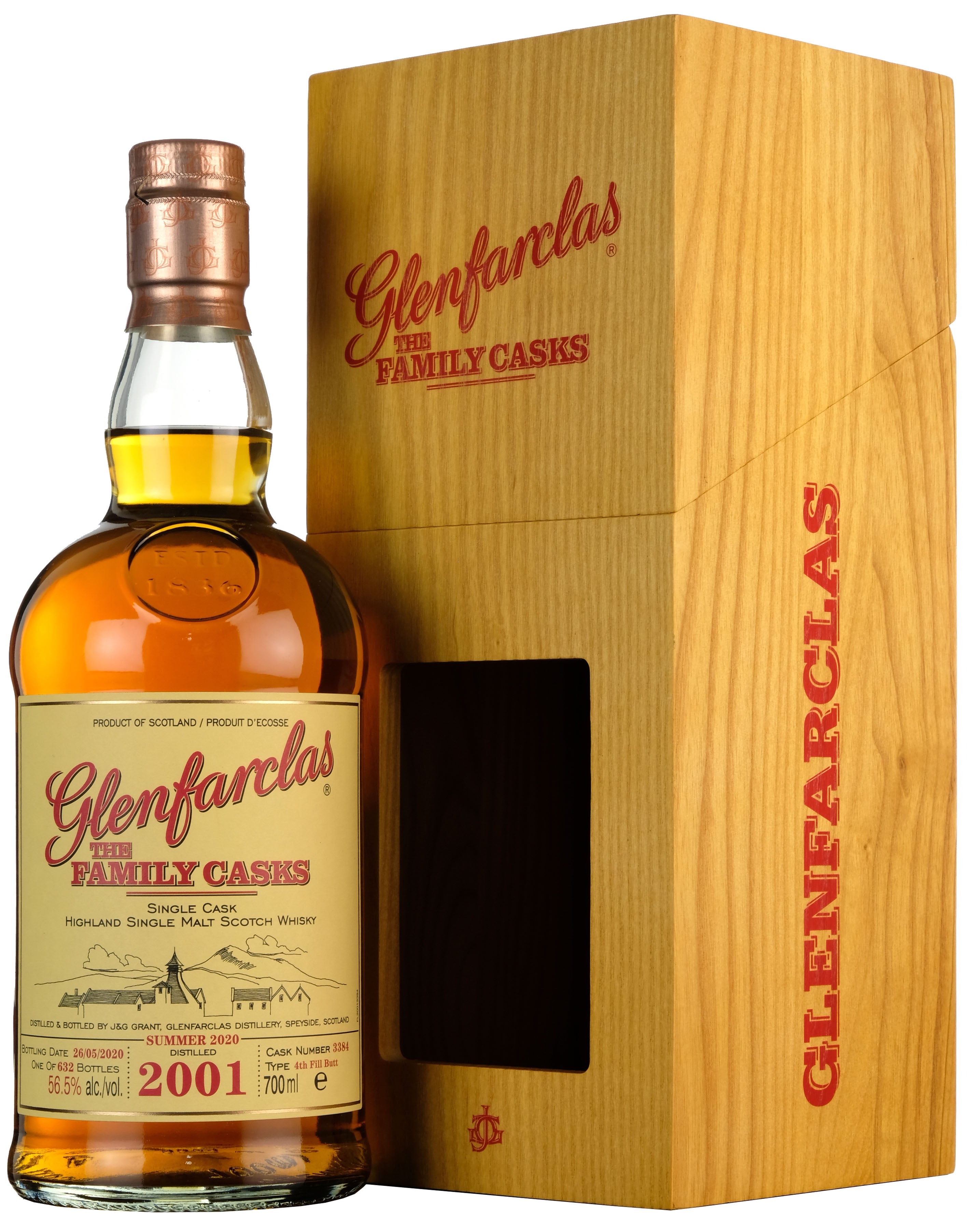 Glenfarclas 2001-2020 | 18 Year Old The Family Cask 3384