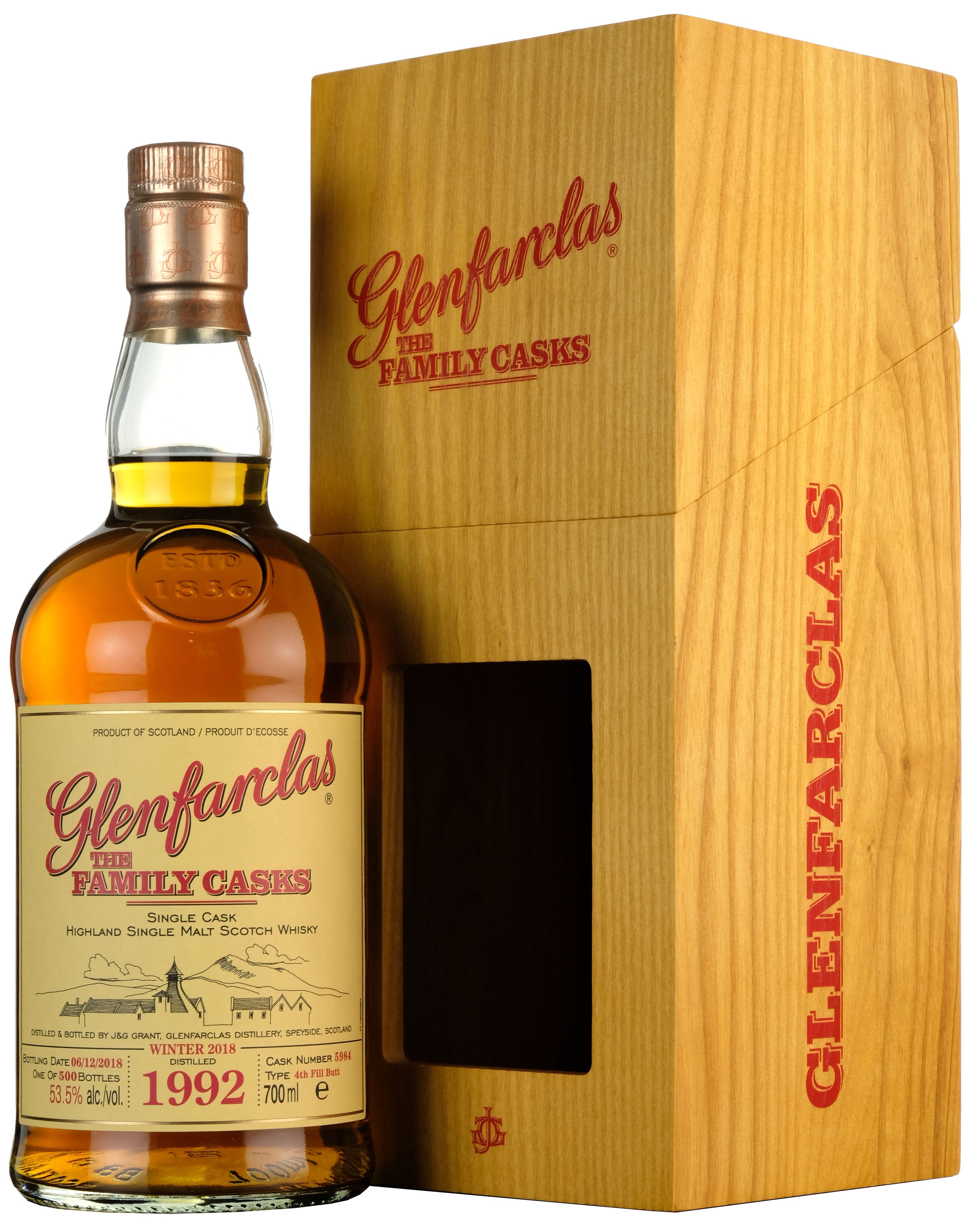 Glenfarclas 1992-2018 | 26 Year Old The Family Cask 5984