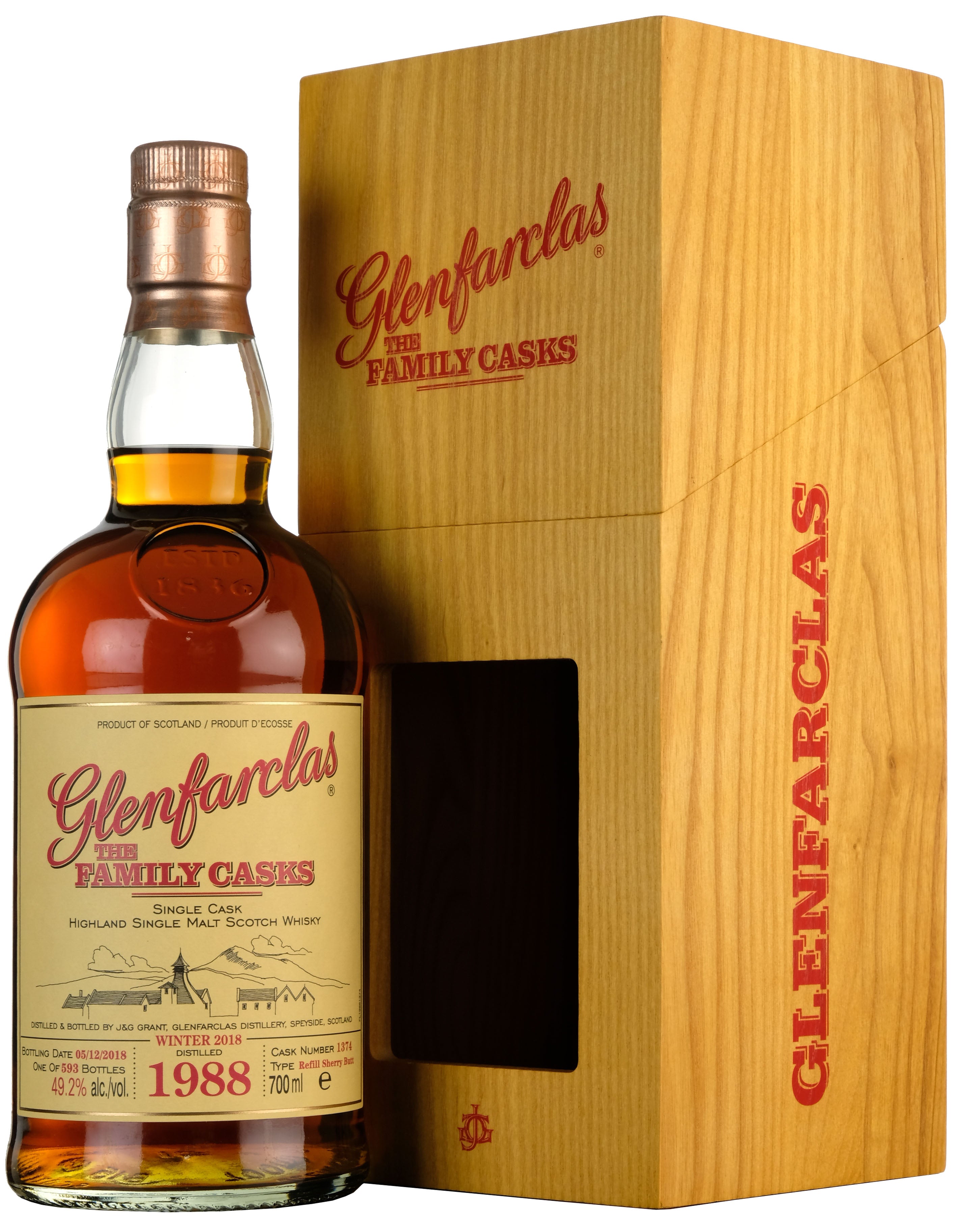 Glenfarclas 1988-2018 | 30 Year Old The Family Cask 1374