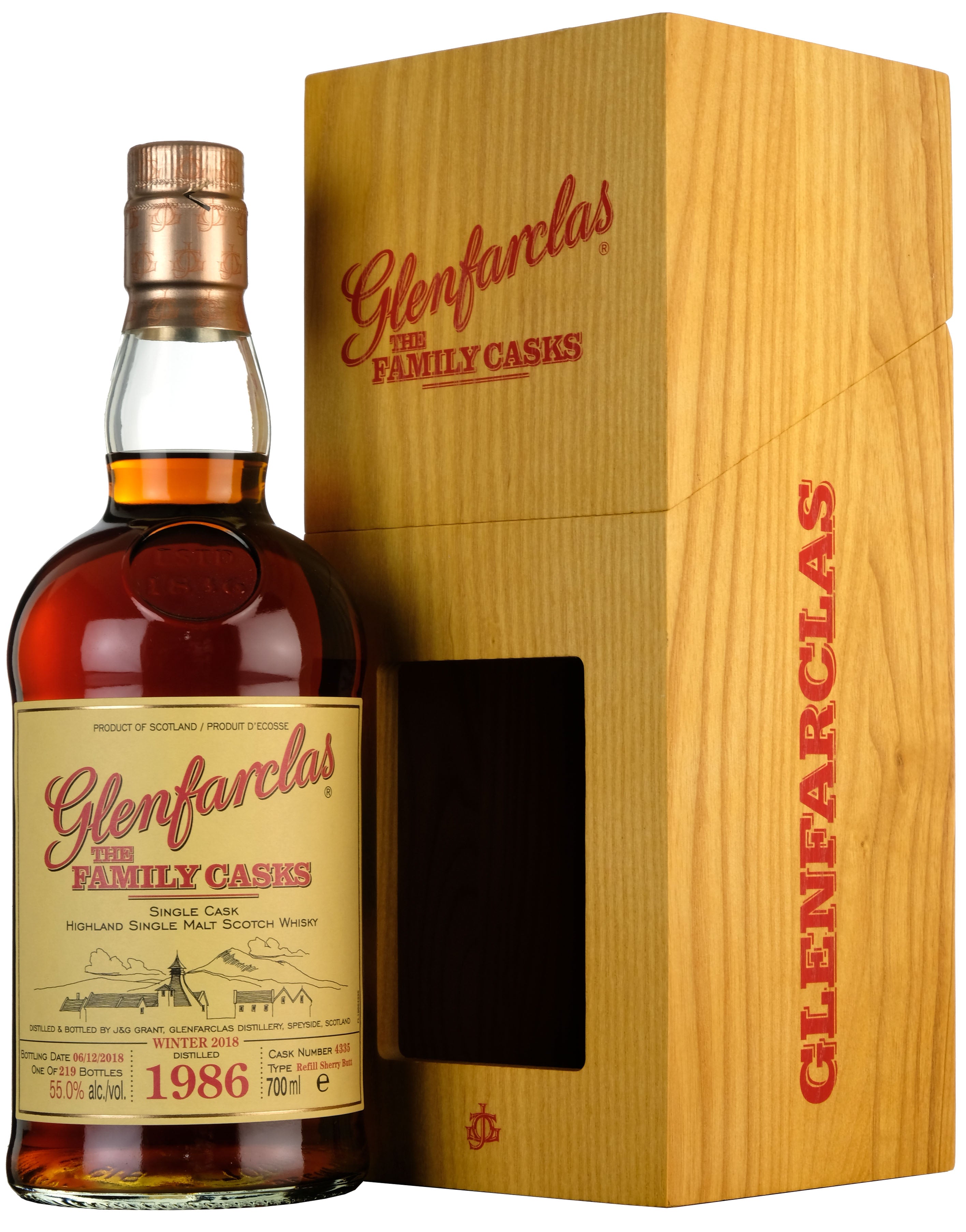 Glenfarclas 1986-2018 | 32 Year Old The Family Cask 4335