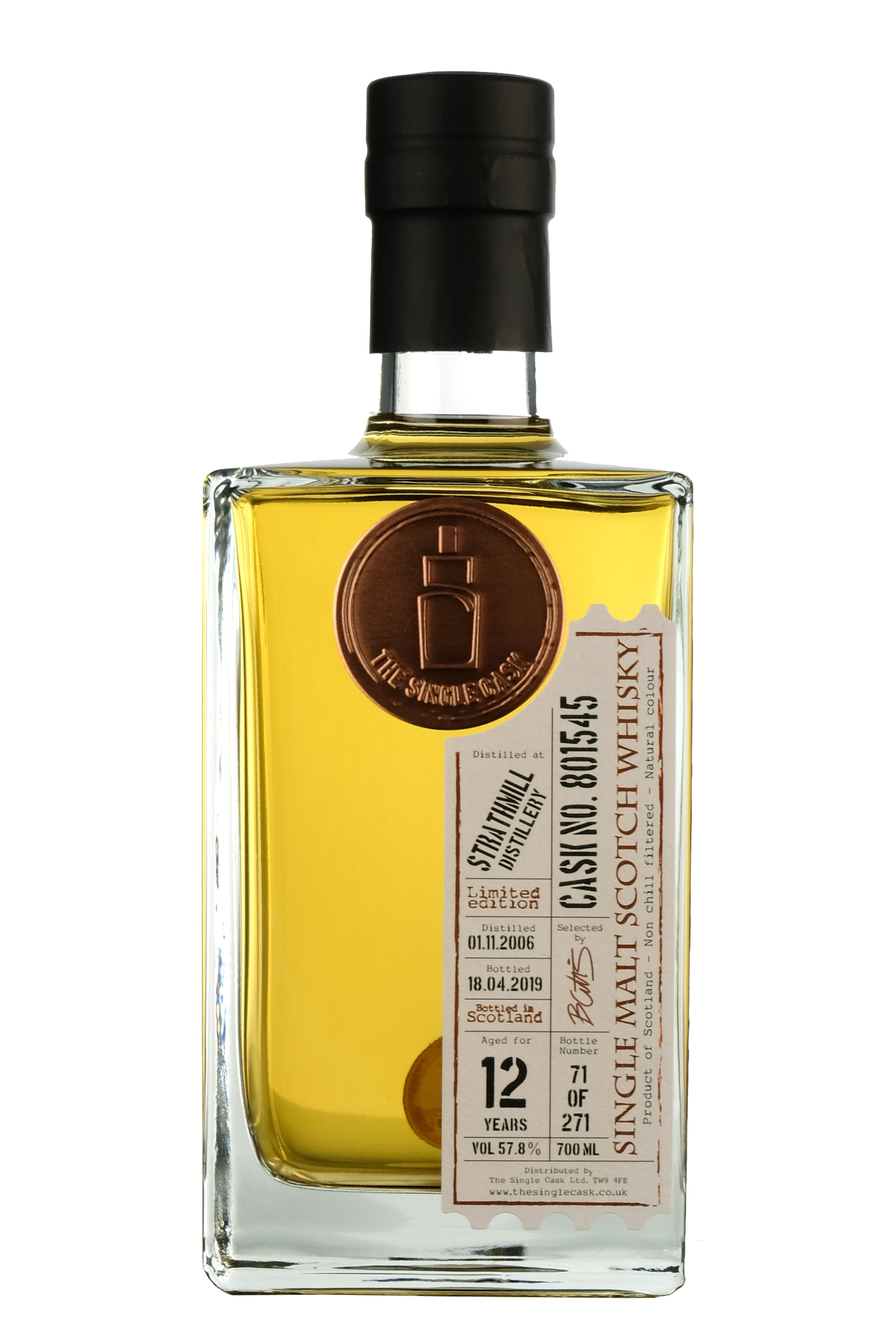 Strathmill 2006-2019 | 12 Year Old The Single Cask | Cask 801545